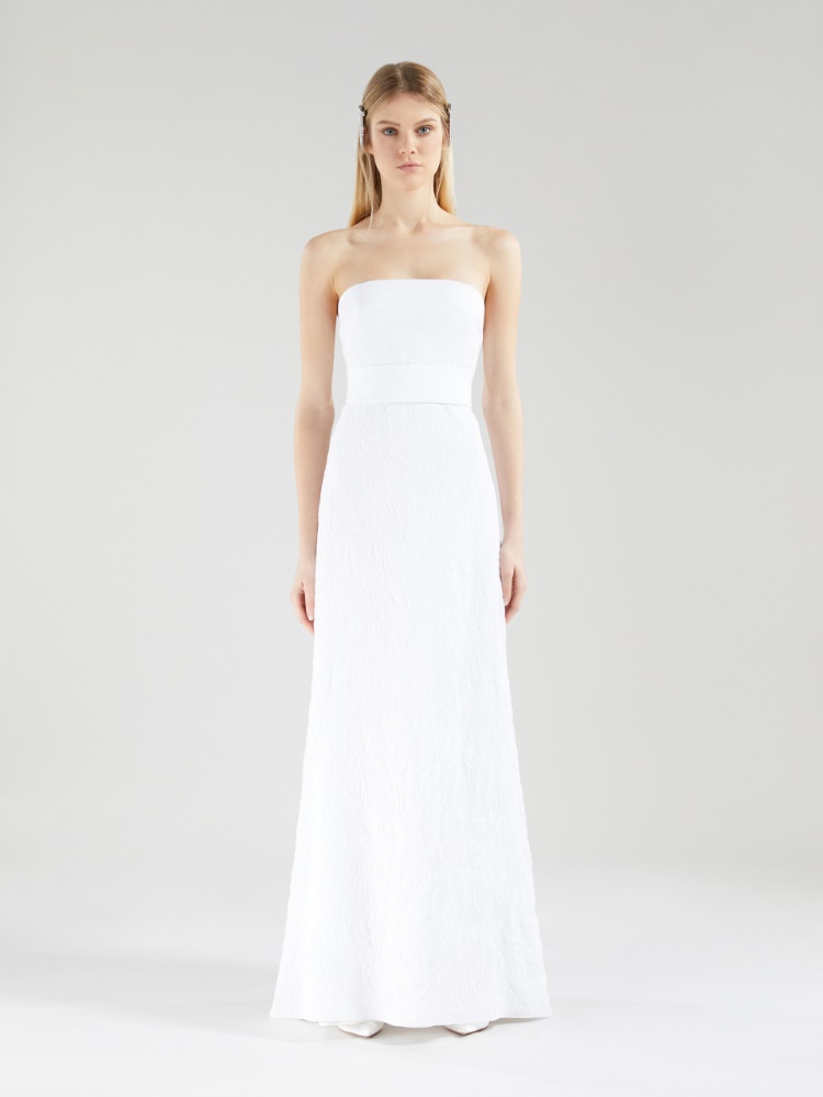 Abito bustier in taffetà - BIANCO - Max Mara