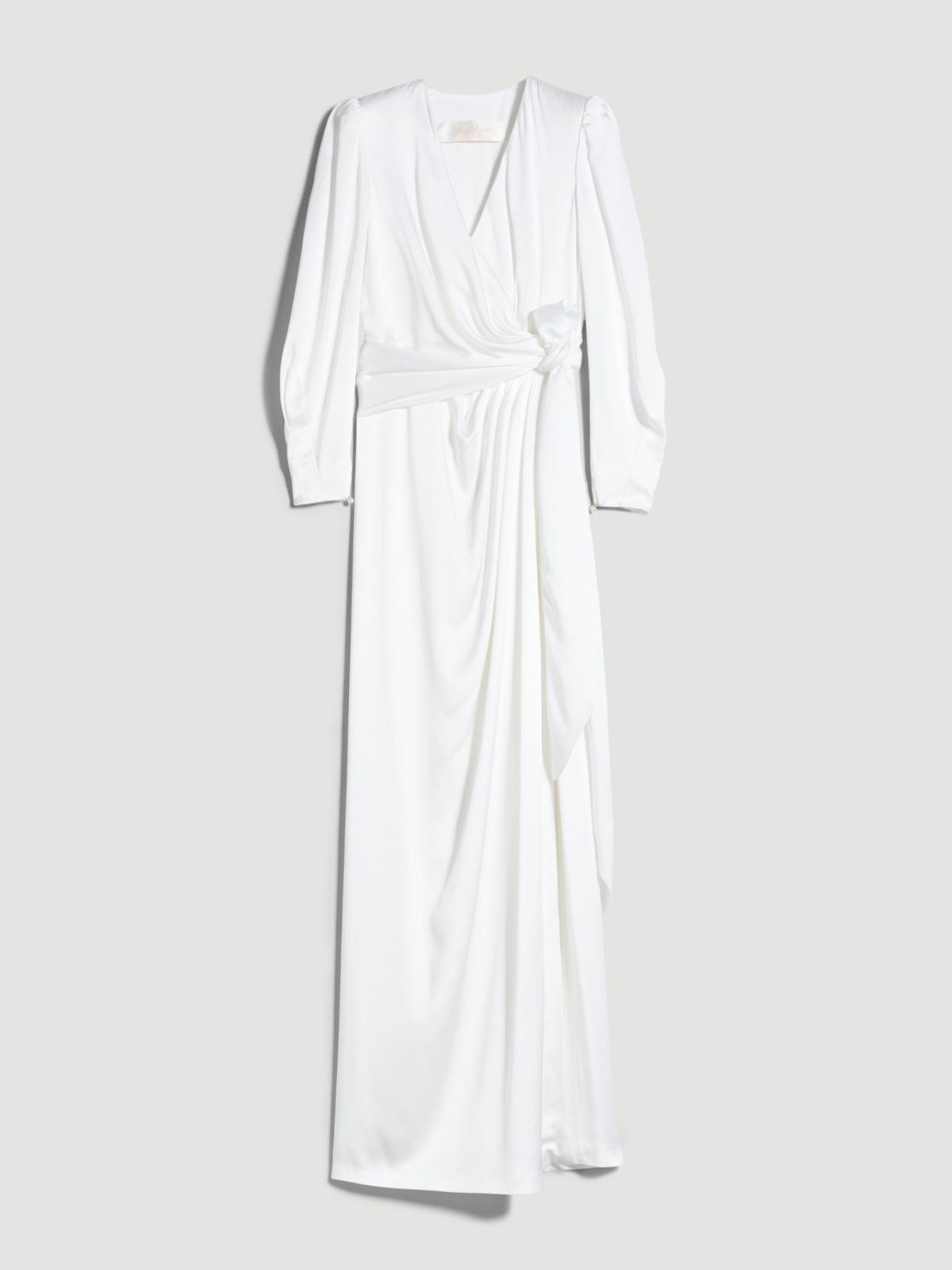Reverse satin dress - WHITE - Max Mara