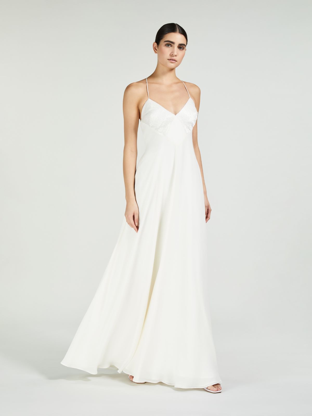 Slip-Dress aus Seide - WEISS - Max Mara - 10