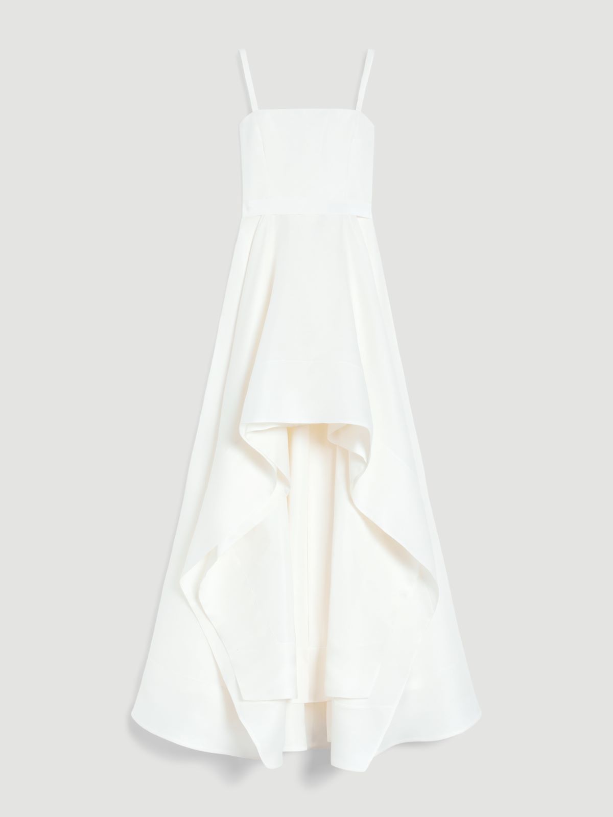 Asymmetric silk gazar dress - SILK - Max Mara - 10