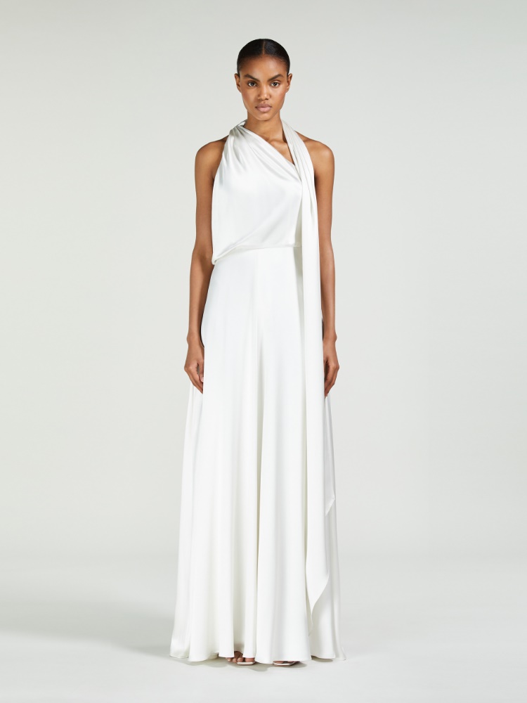 ワンピース 'S Max Mara Woman Dress White 2519221113600 001 Max Mara Beachwear Berard stretch viscose dress for women