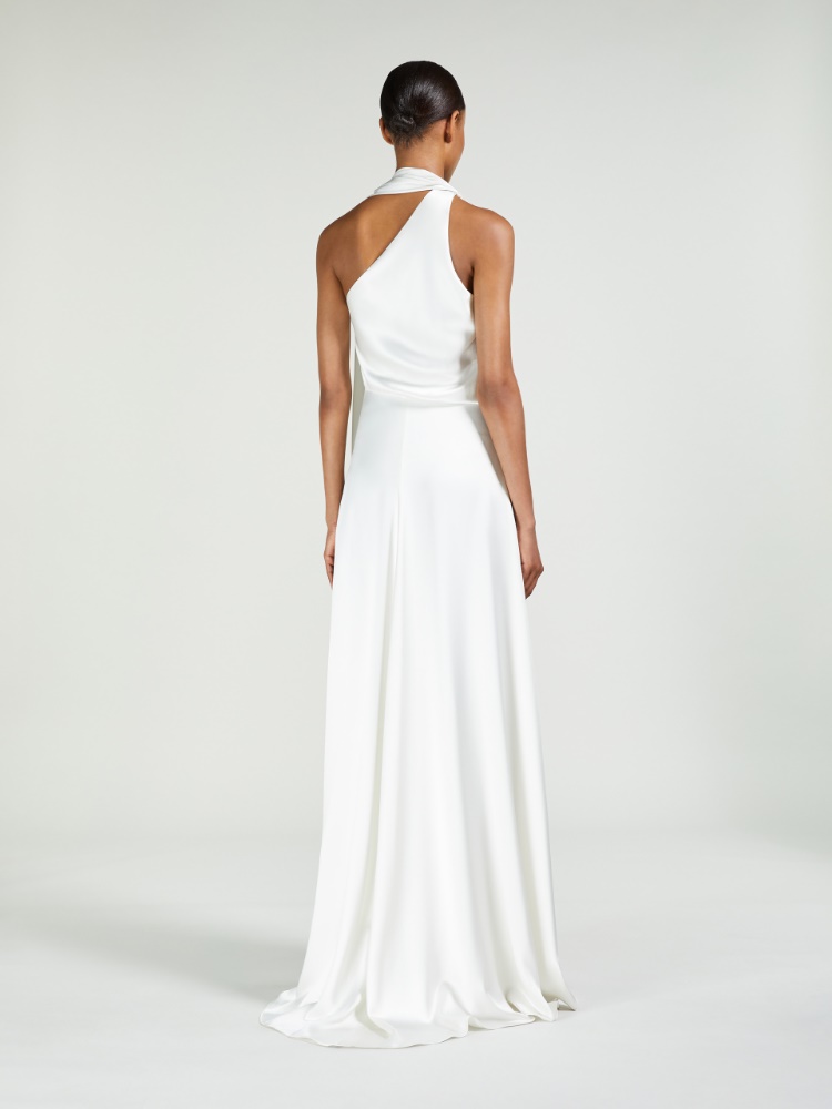 ワンピース MAX MARA PAMELA SATIN ONE-SHOULDER DRESS One-shoulder dress in silk satin, silk | 