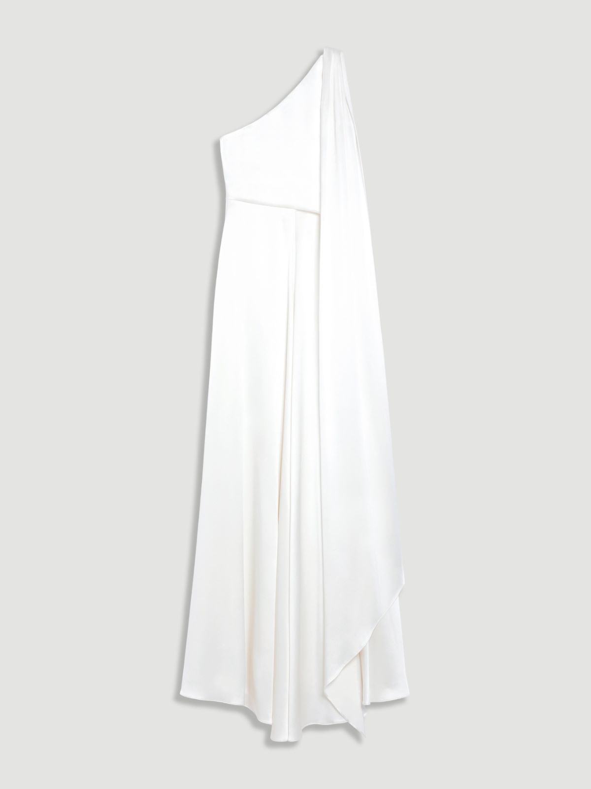 One-Shoulder-Kleid aus Seidensatin - SEIDE - Max Mara - 9