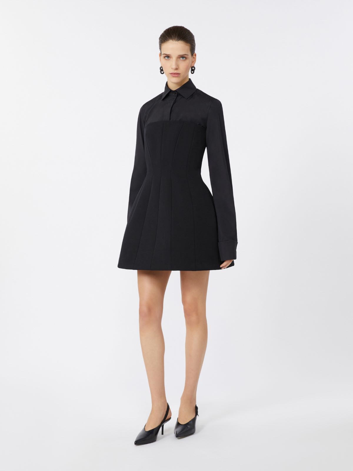 Robe bustier en sablé - NOIR - Max Mara
