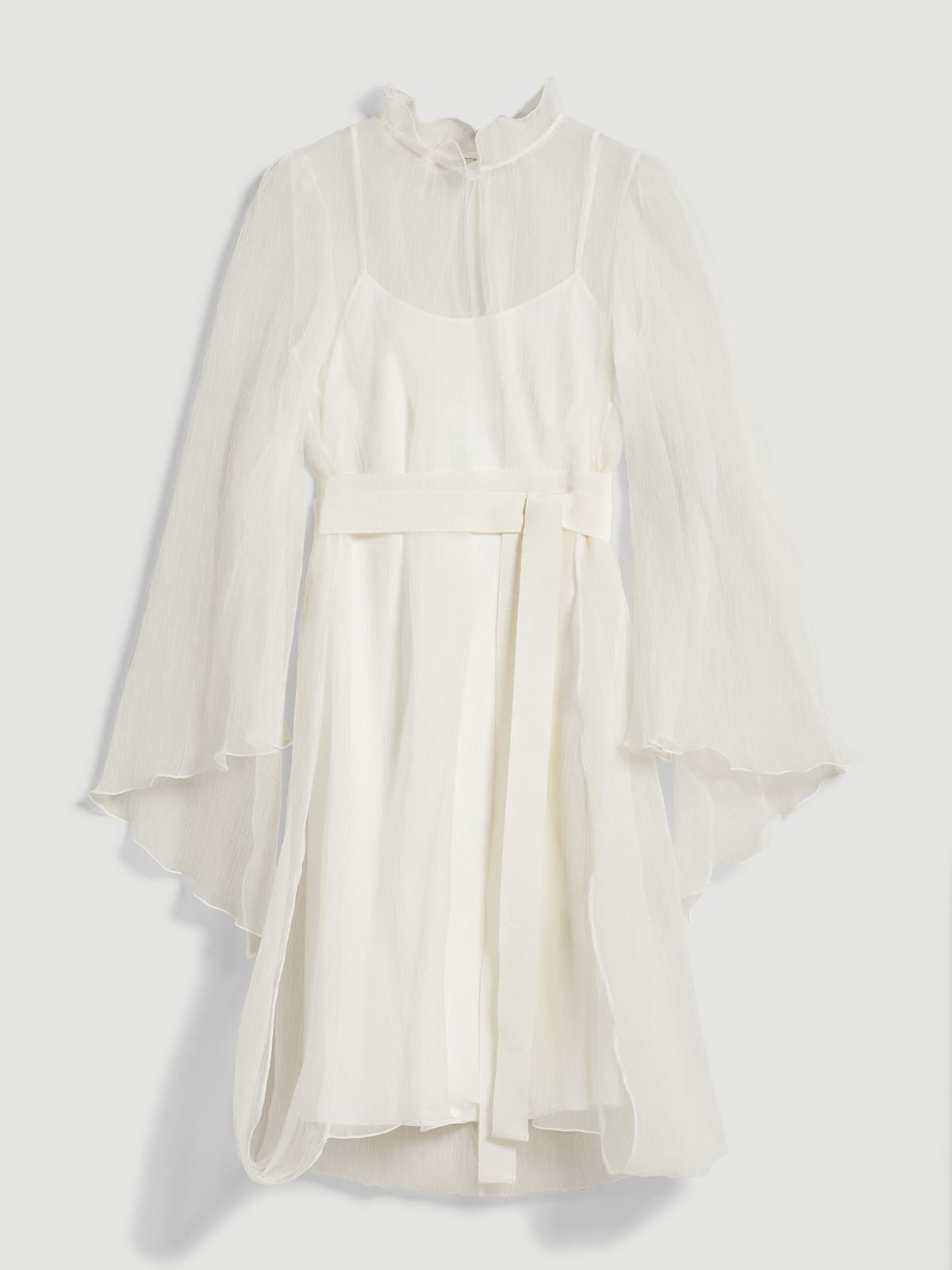 Short silk couture dress - WHITE - Max Mara