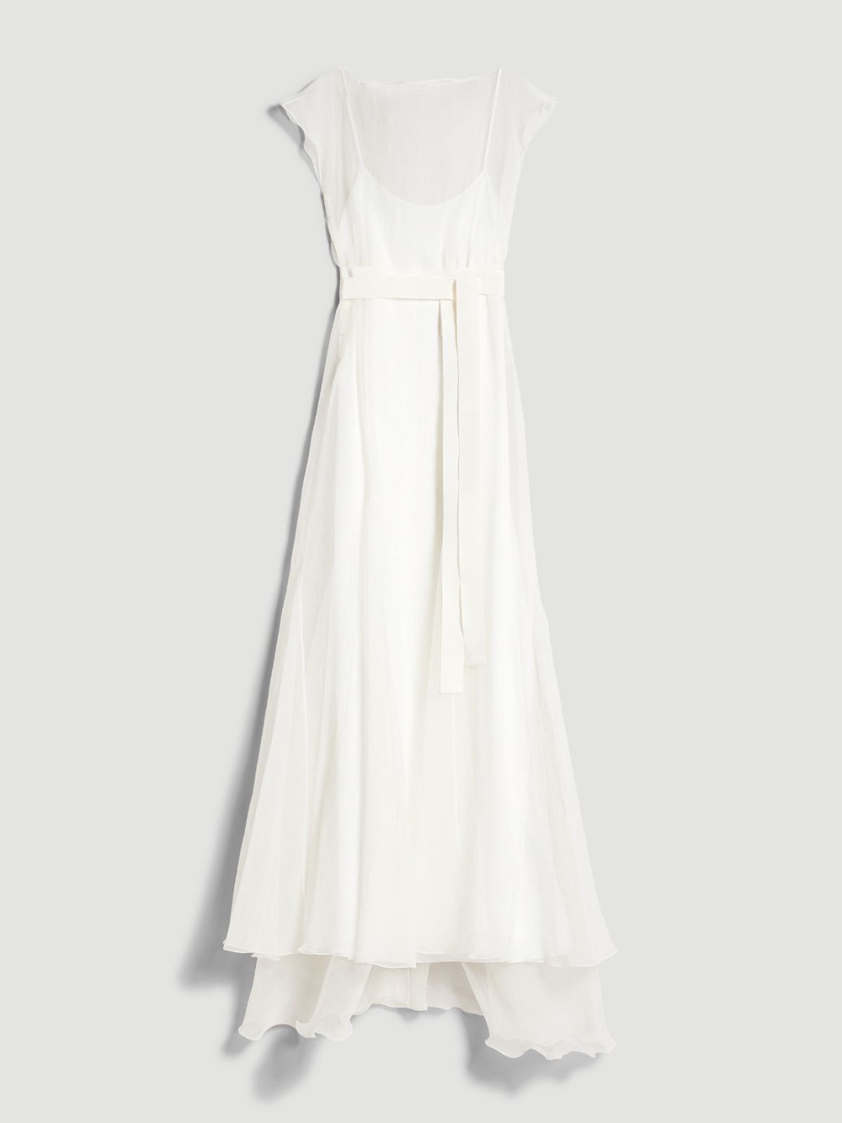Unstructured crepon dress - WHITE - Max Mara
