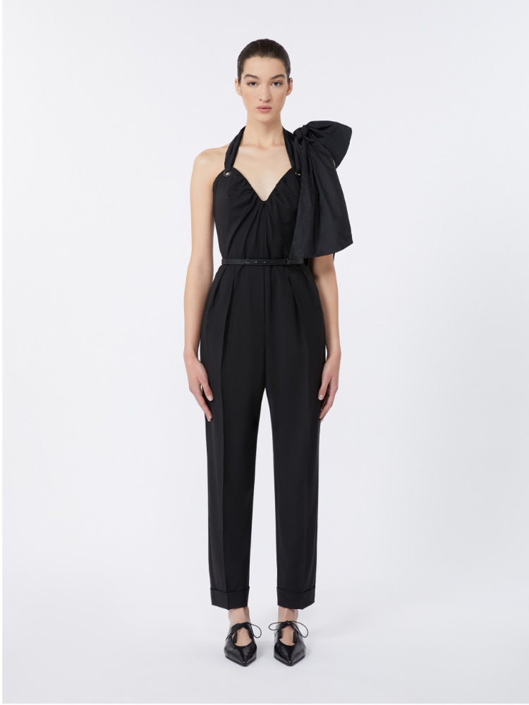 関税送料込MAXMARA[ガブリエッレ] ピュアウール ジャンプ スーツ 1246025106004-b-
