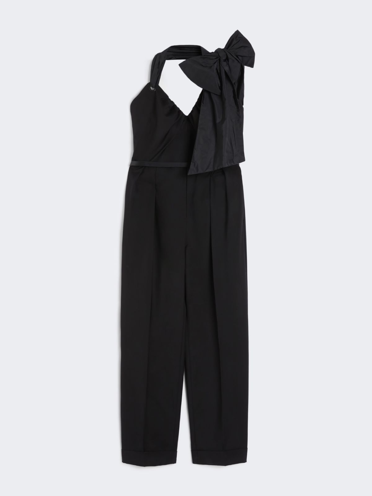 Woollen cloth jumpsuit - BLACK - Max Mara - 10