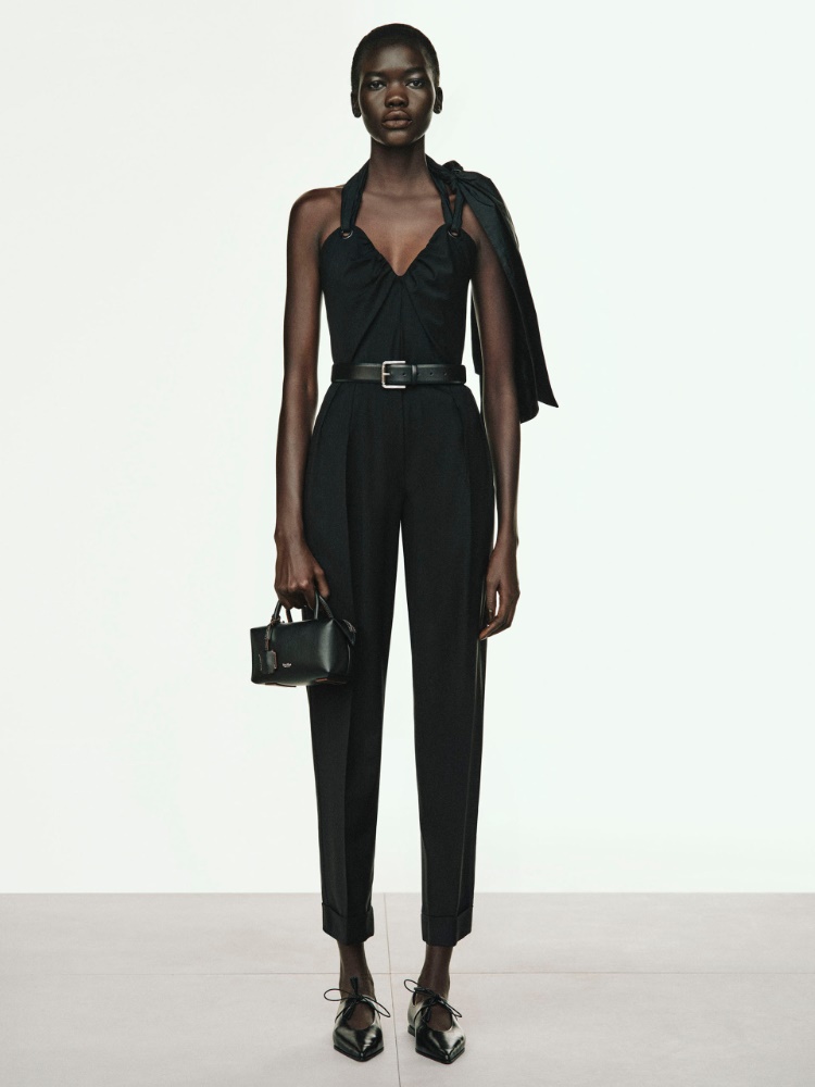 Jumpsuit aus Wollcanvas + SCHWARZ - Max Mara