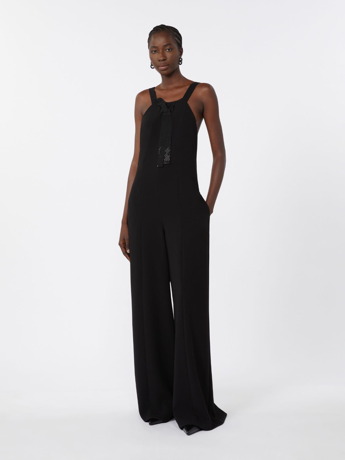 Cady dungaree jumpsuit - BLACK - Max Mara