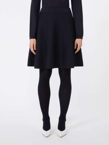 ワンピース MAX MARA Women Mid Skirts 2411221034600 027 BLUE ZW COLLECTION POPLIN MIDI SKIRT - Mid-blue | ZARA United States