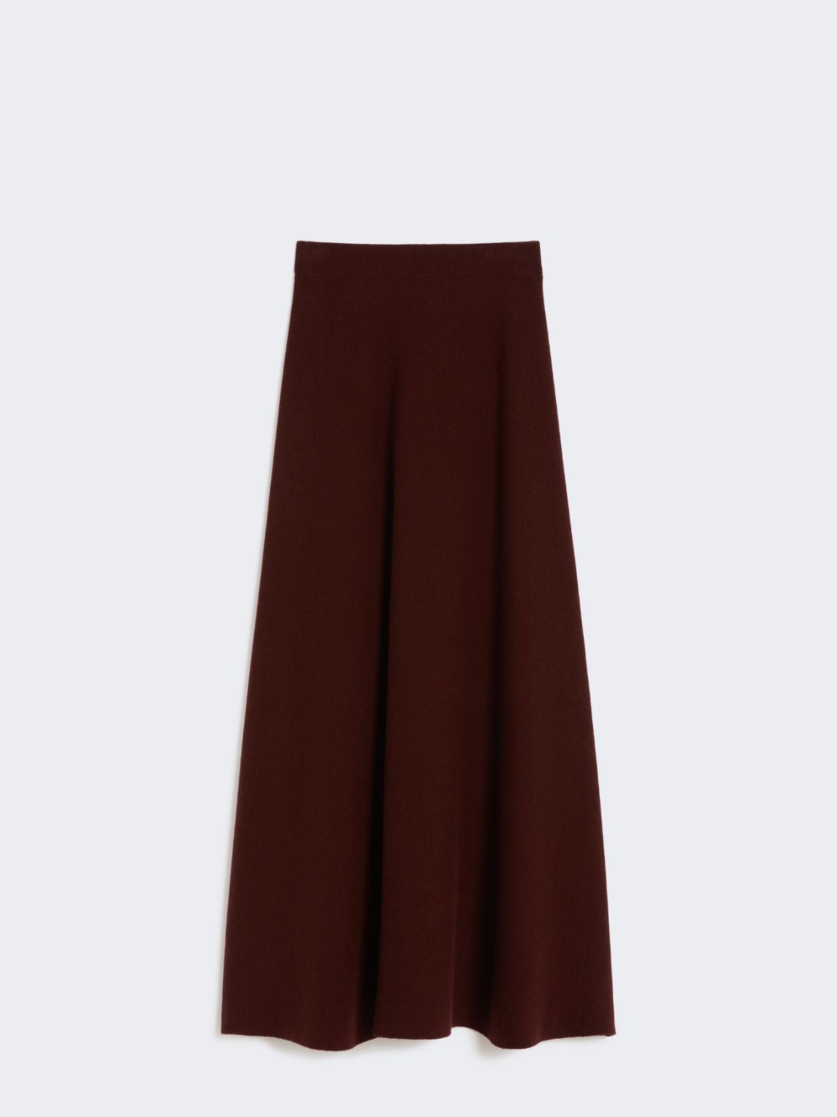 Wool and cashmere flared skirt - CHERRY - Max Mara - 9
