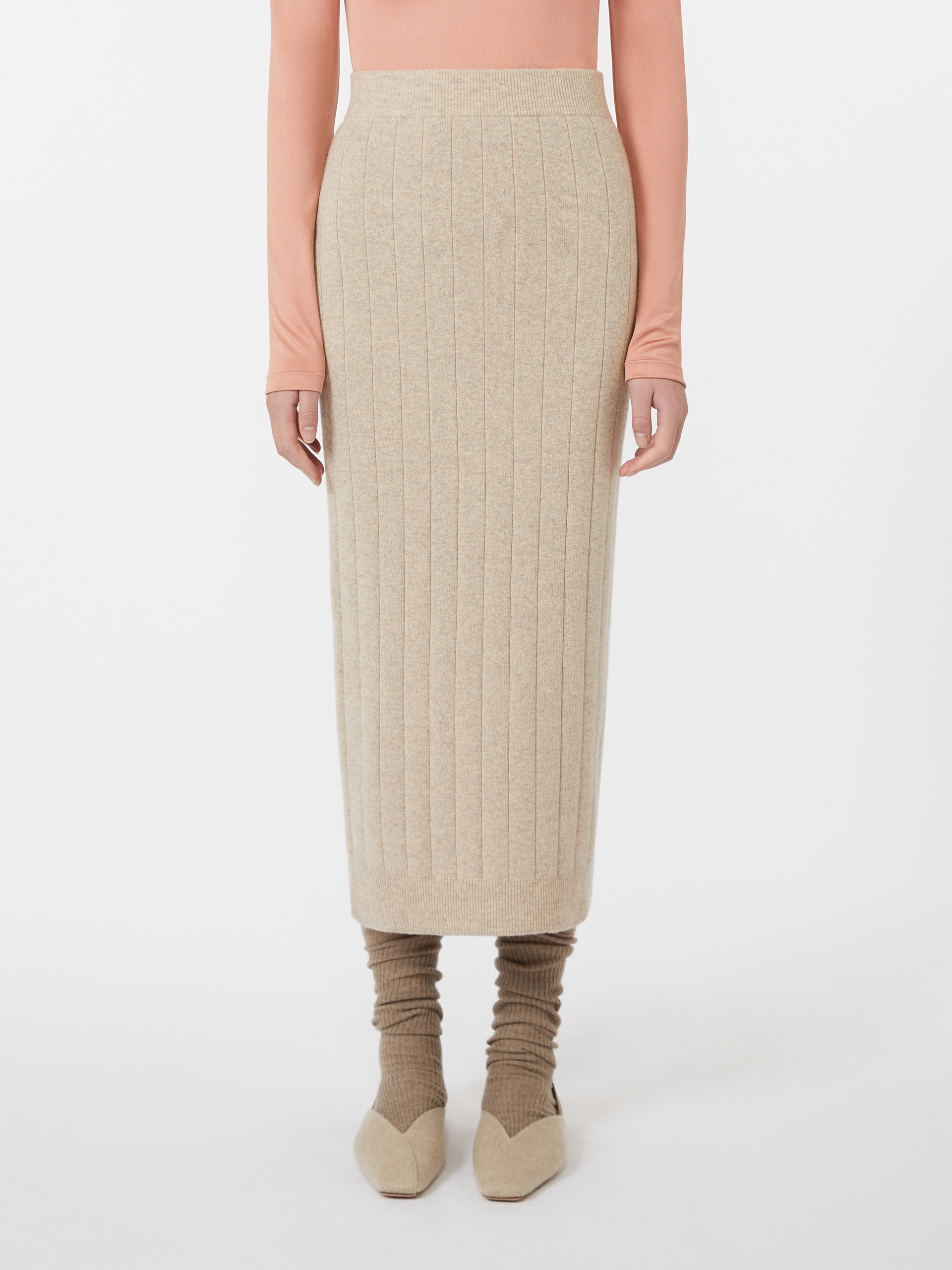 산테 캐시미어 스커트 - BEIGE - Max Mara - 2