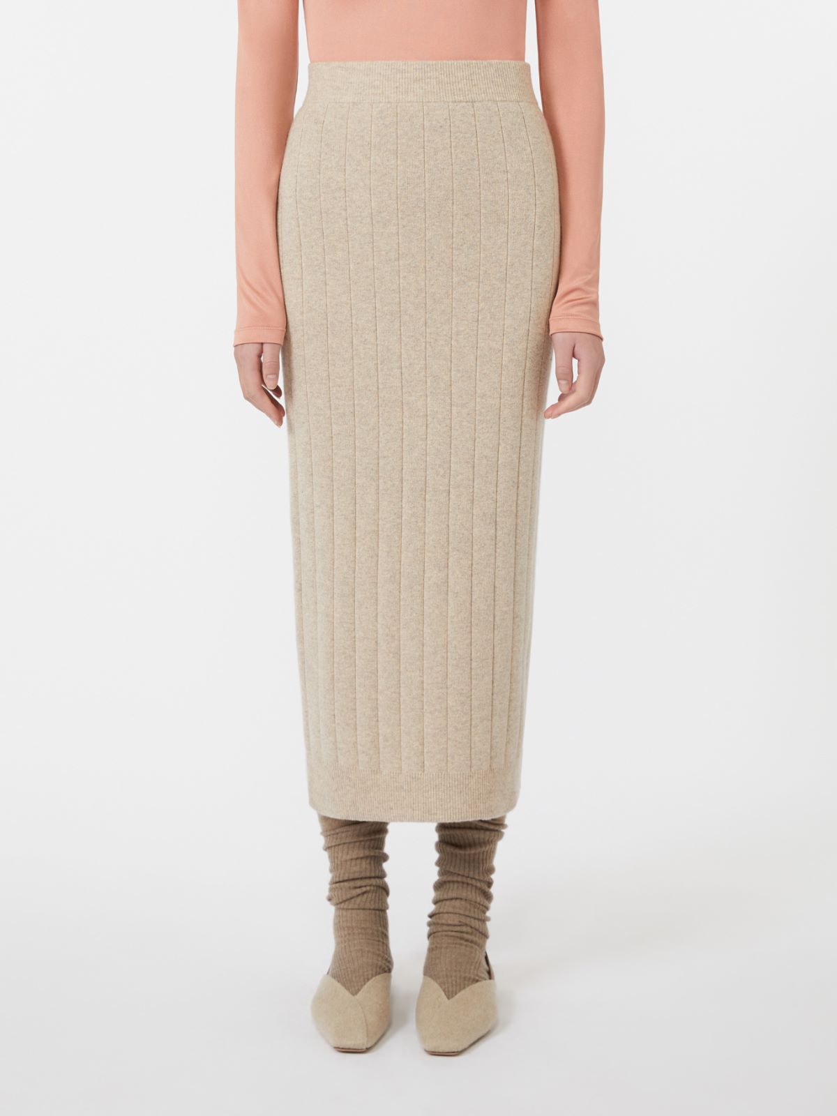 산테 캐시미어 스커트 - BEIGE - Max Mara - 5