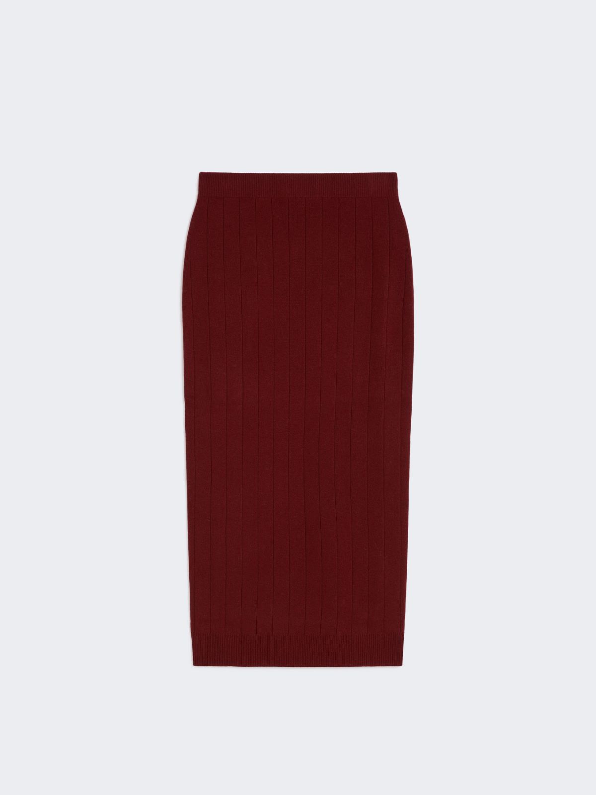 Cashmere yarn skirt - RASPBERRY - Max Mara - 9