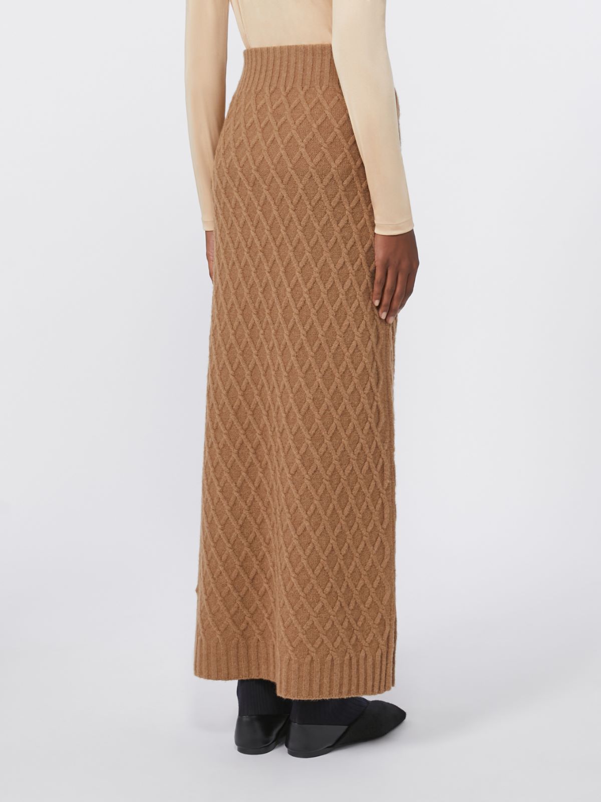 Camel yarn skirt - CAMEL - Max Mara - 3