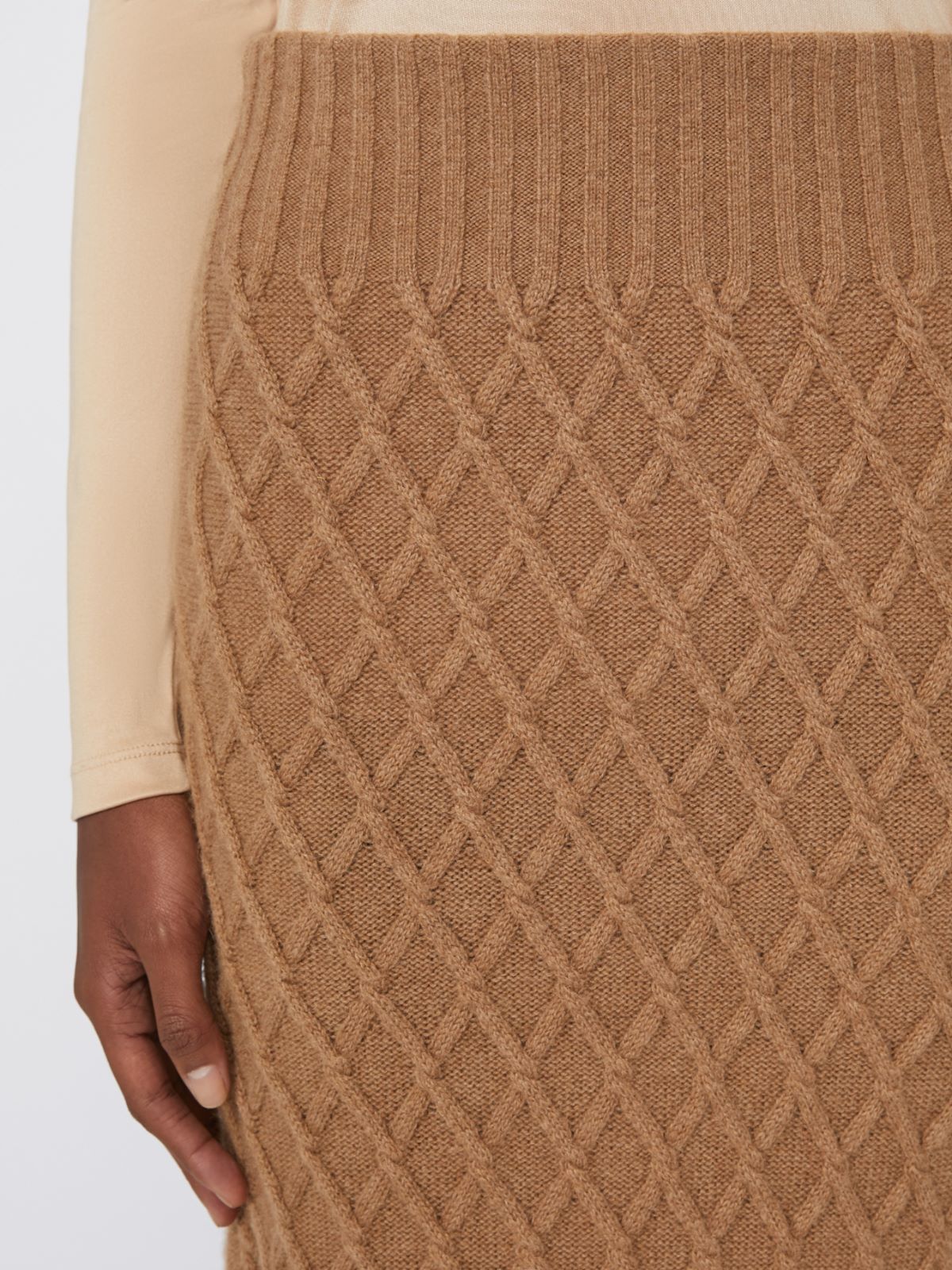 Camel yarn skirt - CAMEL - Max Mara - 4