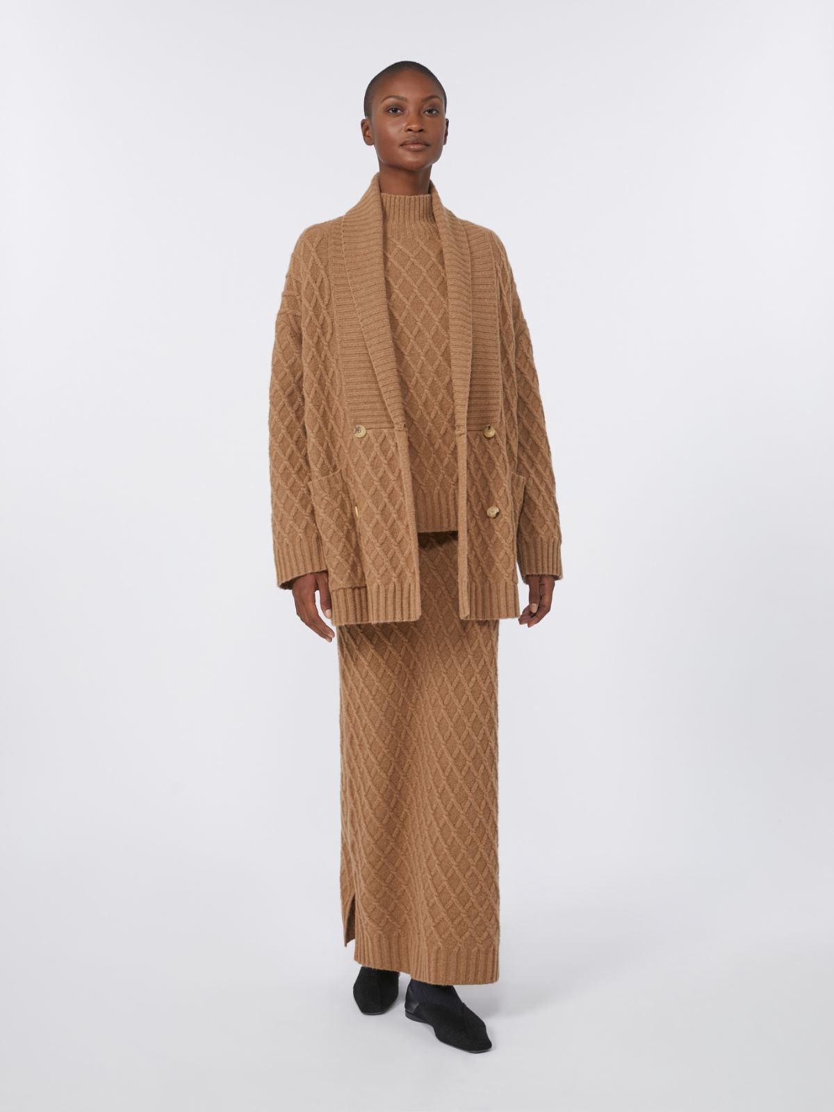 Camel yarn skirt - CAMEL - Max Mara