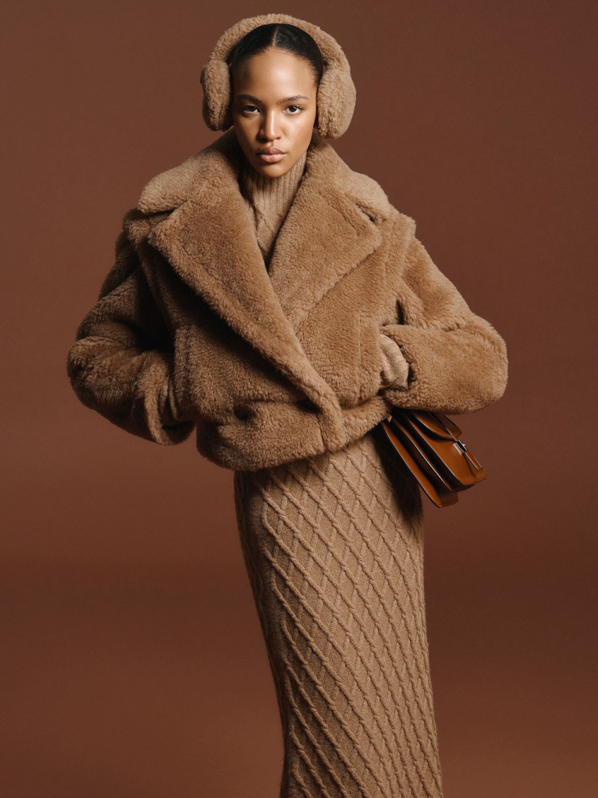 Camel yarn skirt + CAMEL - Max Mara