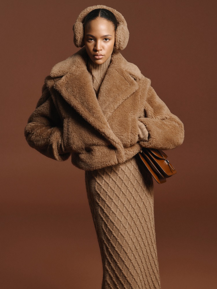 Gonna in filato di cammello + CAMMELLO - Max Mara