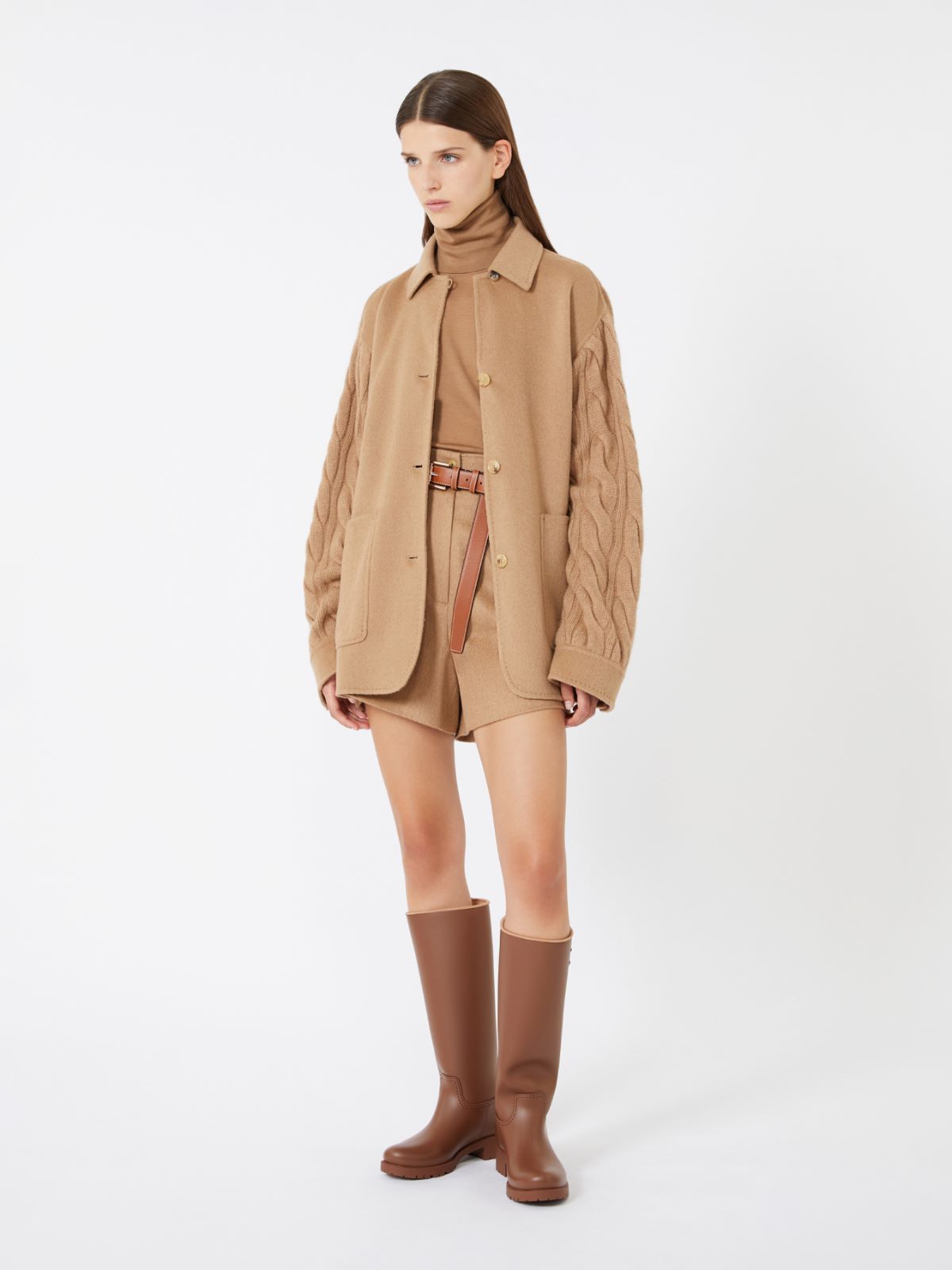Sobrecamisa de hilado de camello - CAMEL - Max Mara
