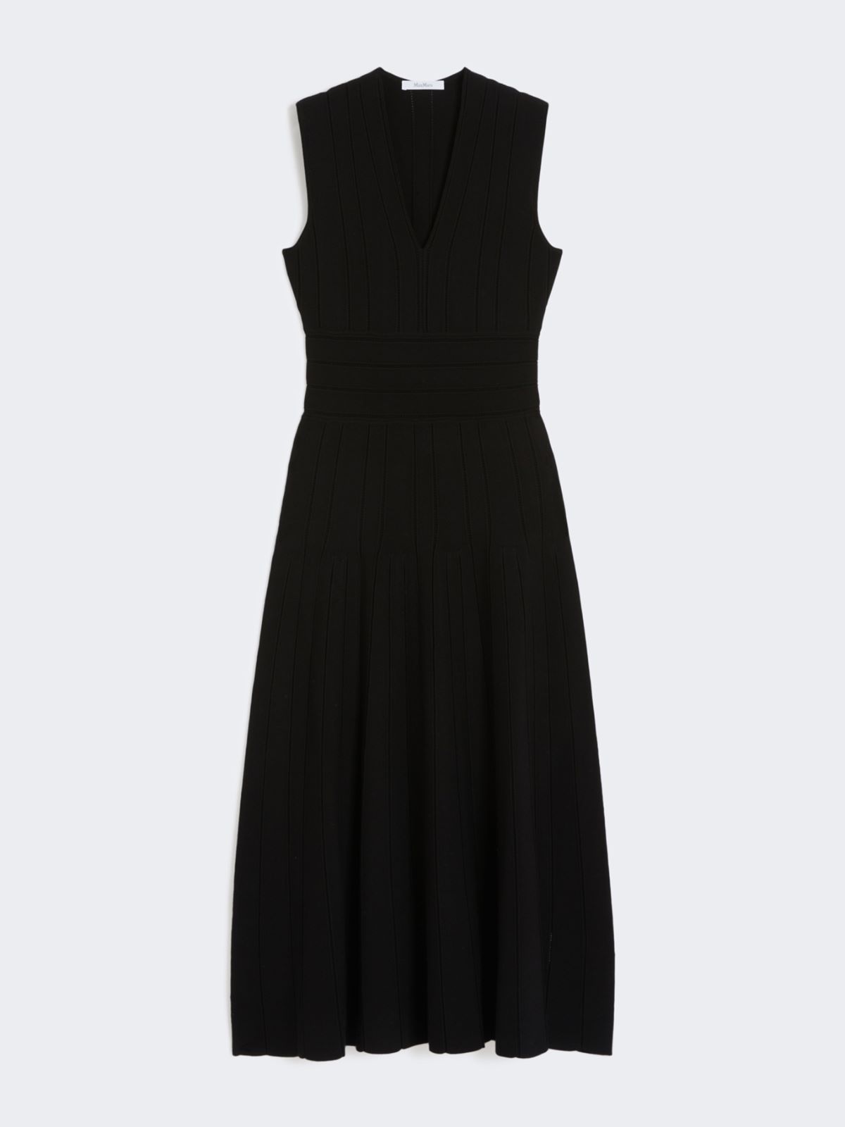 Viscose yarn dress - BLACK - Max Mara - 8