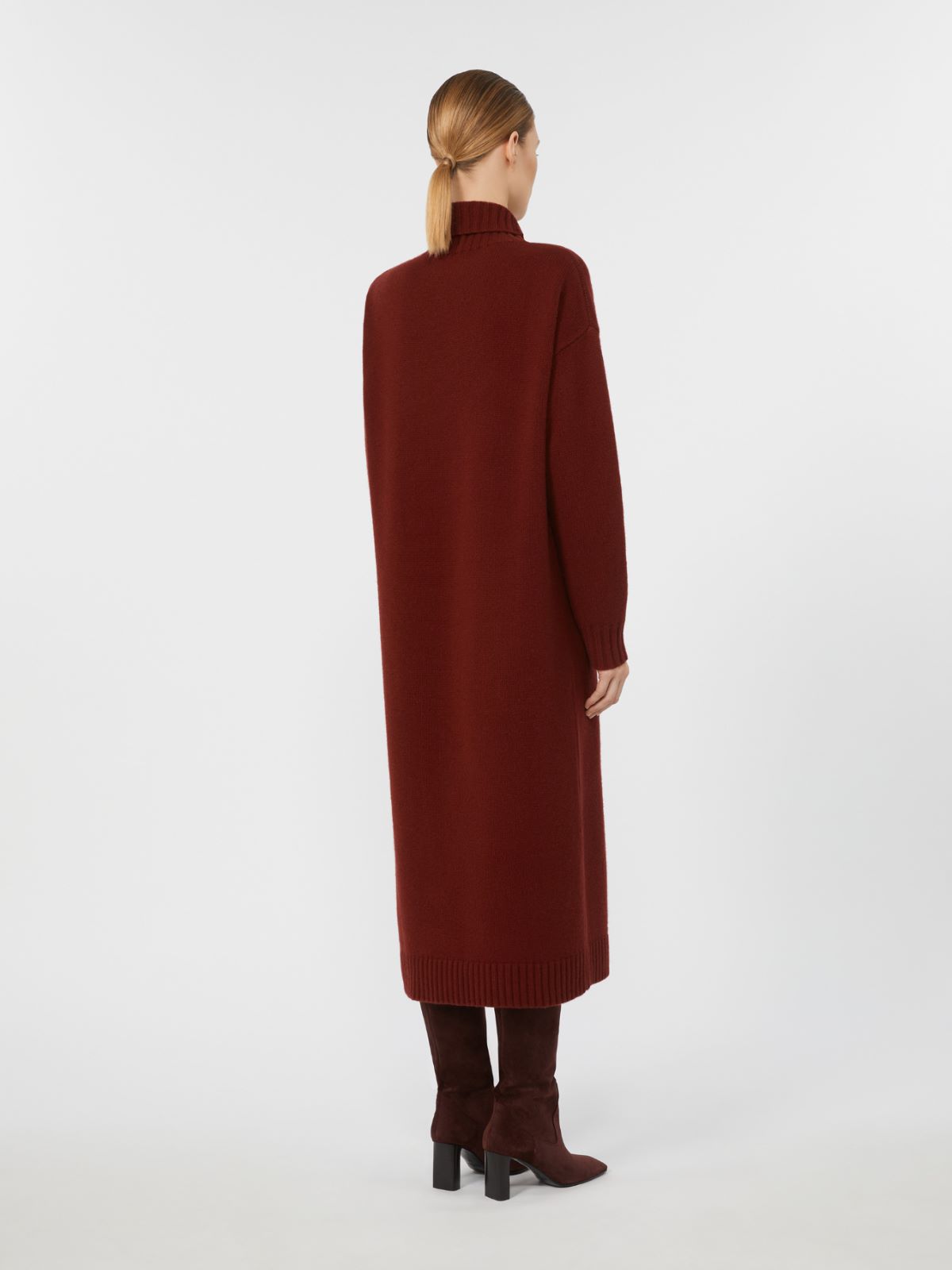 Cashmere turtleneck dress - RASPBERRY - Max Mara - 3
