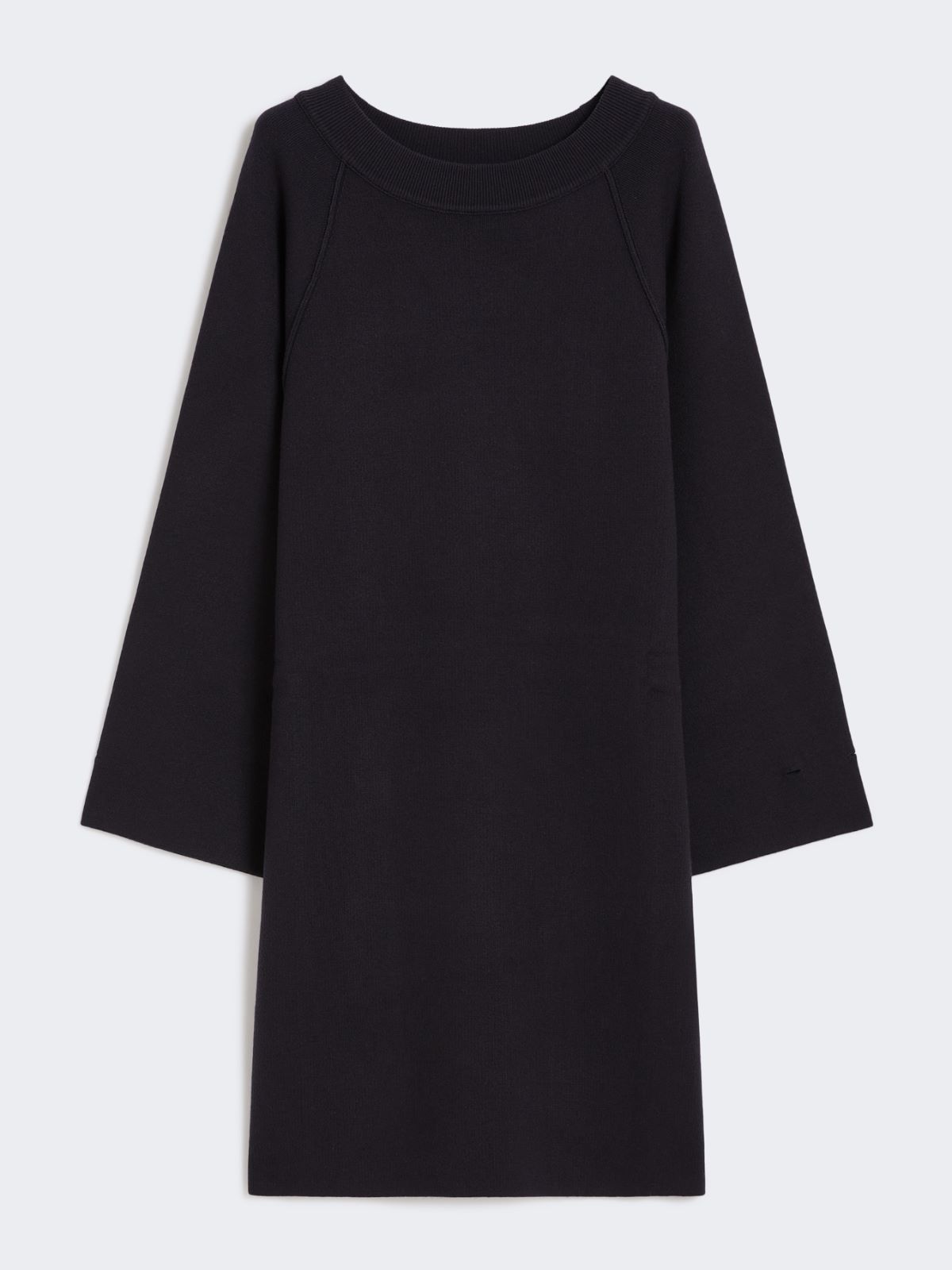 Viscose and wool yarn dress - NAVY - Max Mara - 8