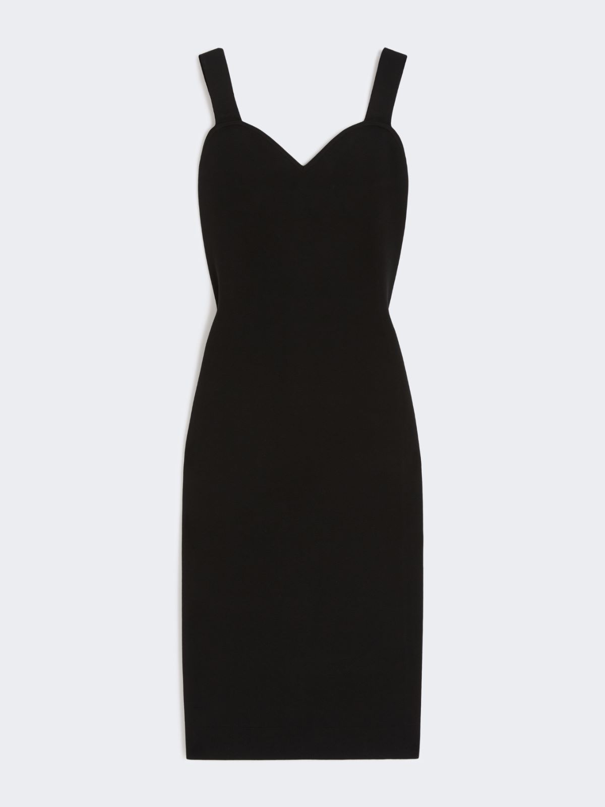 Viscose sheath dress - BLACK - Max Mara - 8