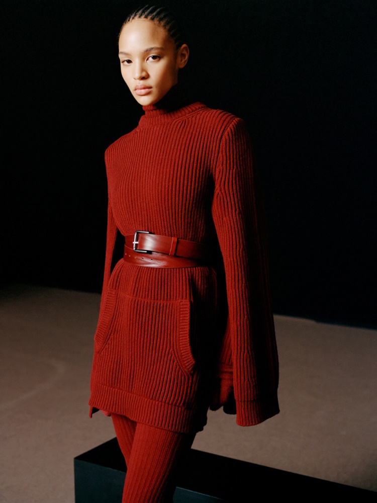 Wool and cashmere cape dress + RASPBERRY - Max Mara
