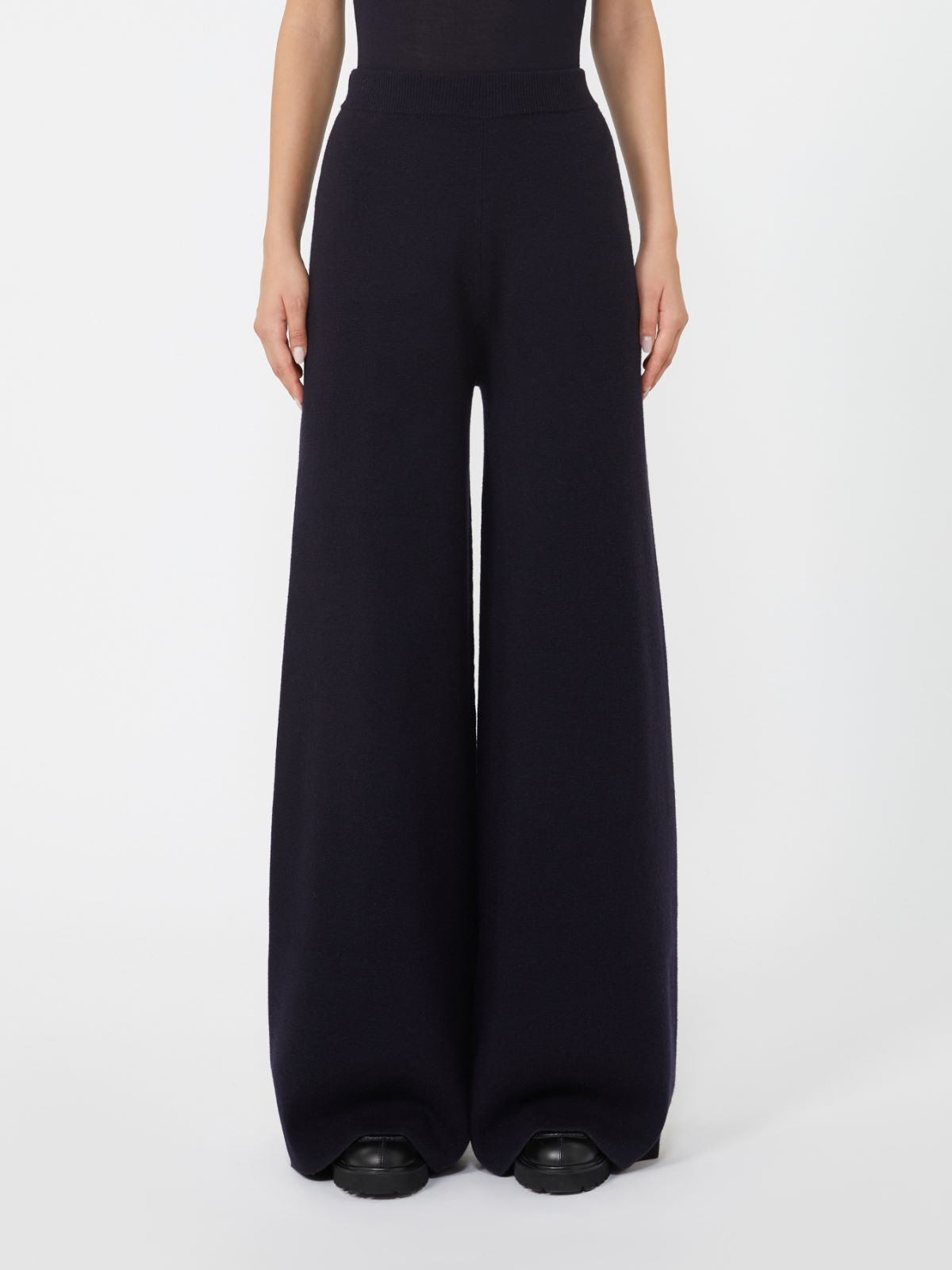 Wool and cashmere trousers - ULTRAMARINE - Max Mara - 2