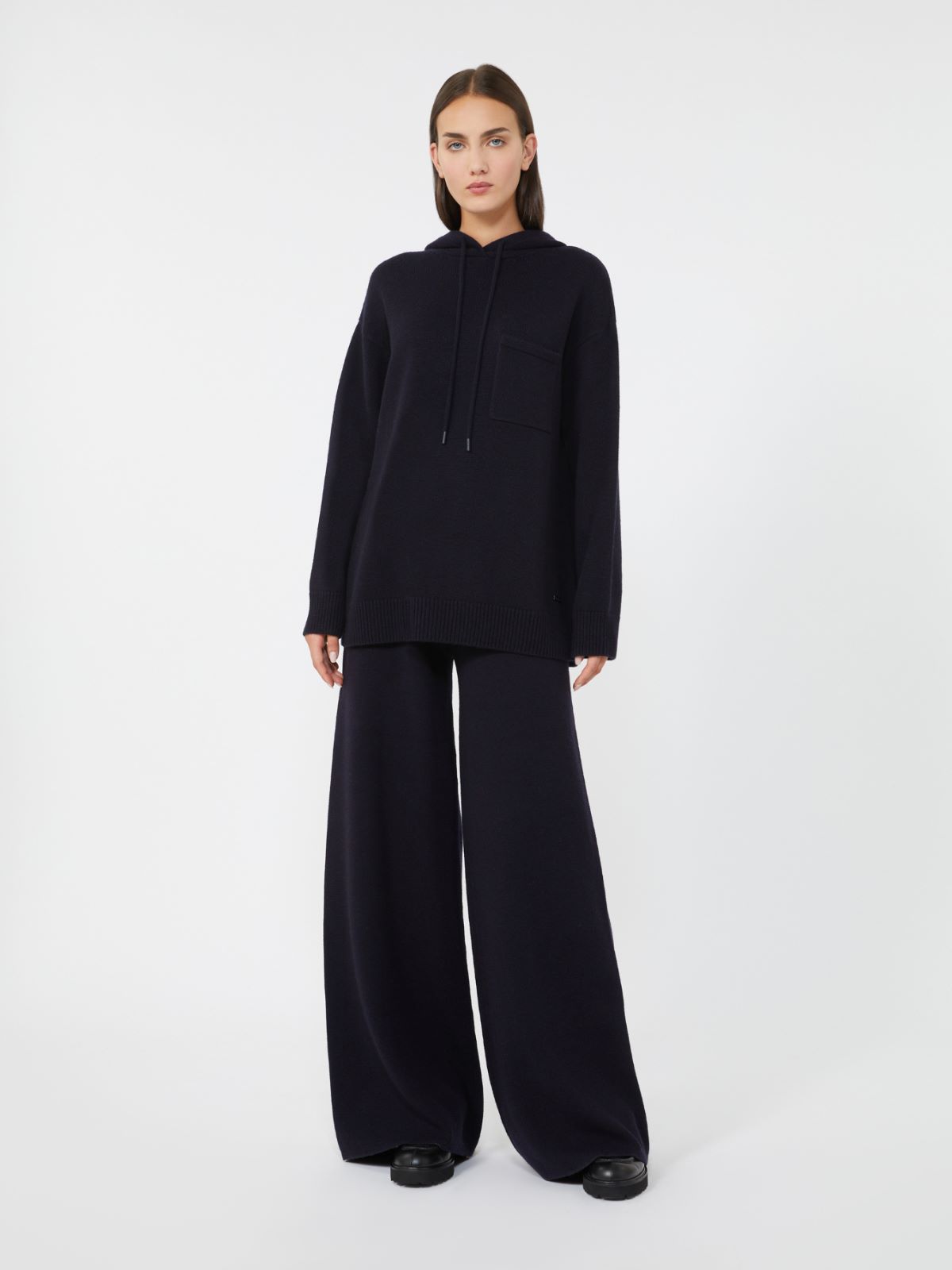Wool and cashmere trousers - ULTRAMARINE - Max Mara
