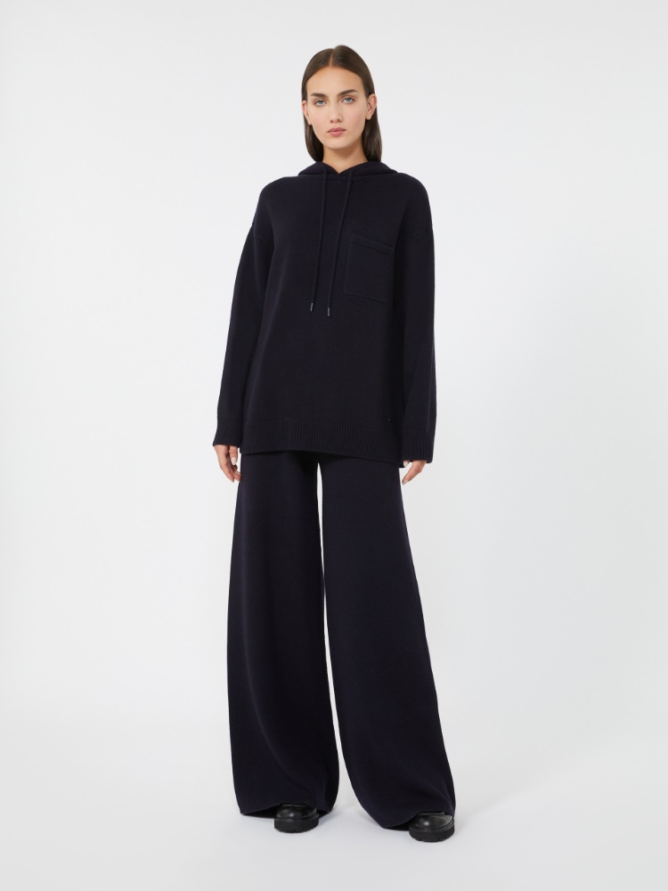 Wool and cashmere trousers - ULTRAMARINE - Max Mara