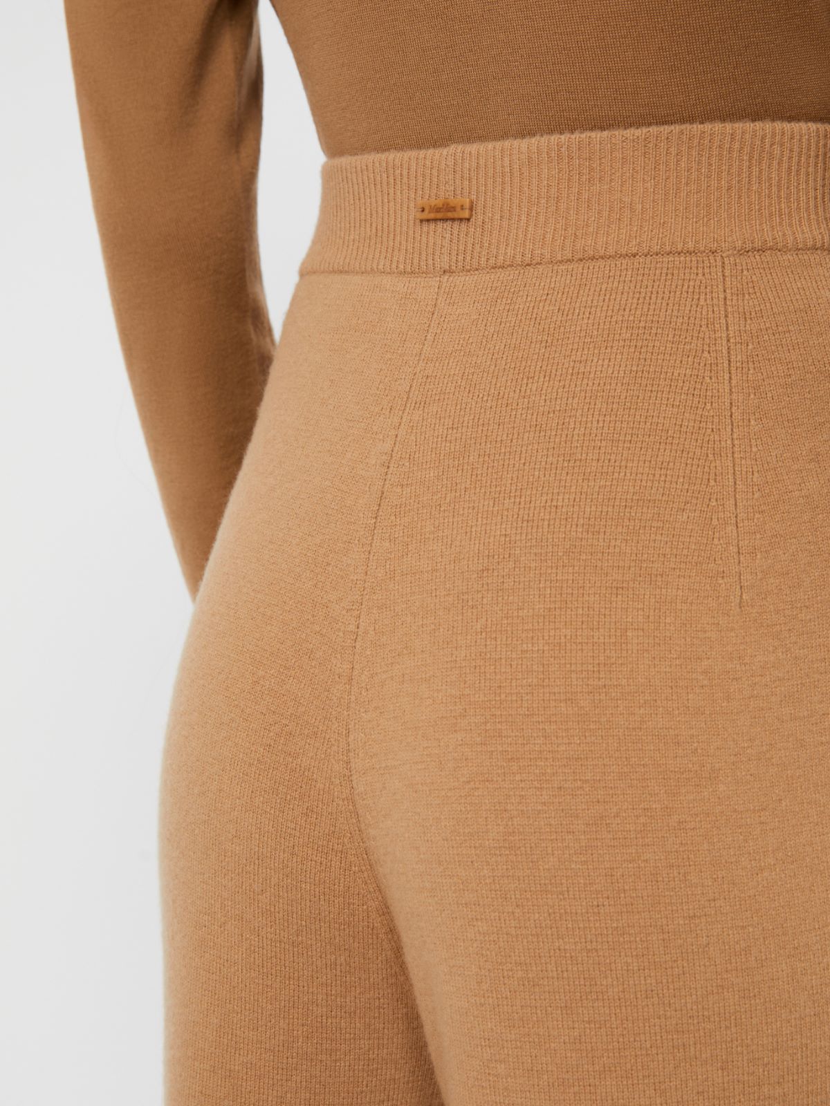 Pantalone in lana e cachemire - CAMMELLO - Max Mara - 4