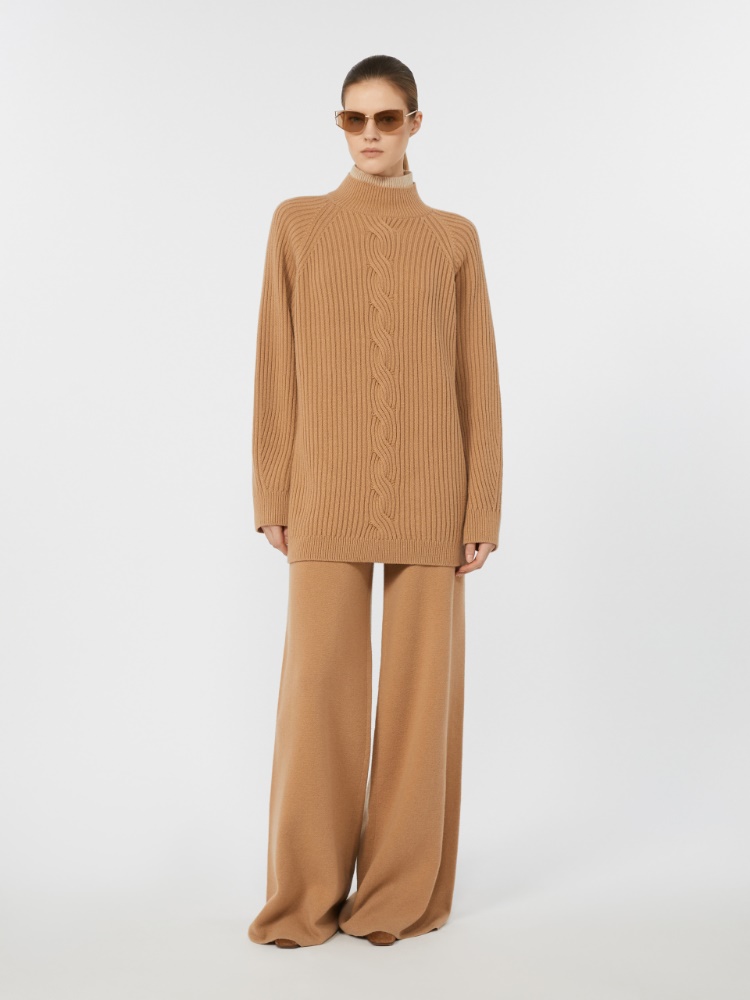 Pantalone in lana e cachemire - CAMMELLO - Max Mara