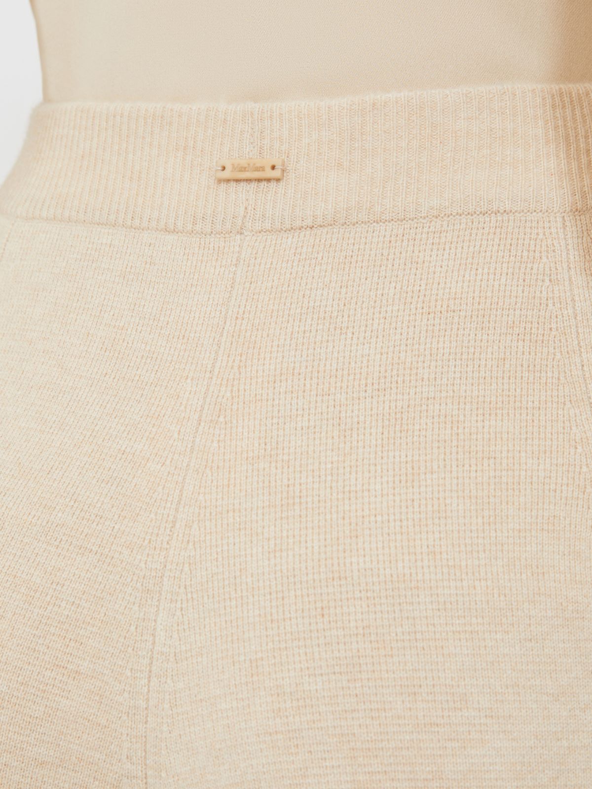Wool and cashmere trousers - BEIGE - Max Mara - 4