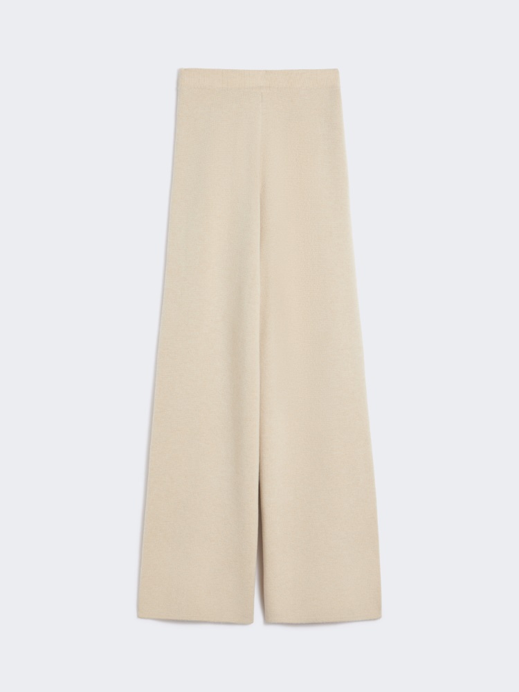Wool and cashmere trousers - BEIGE - Max Mara