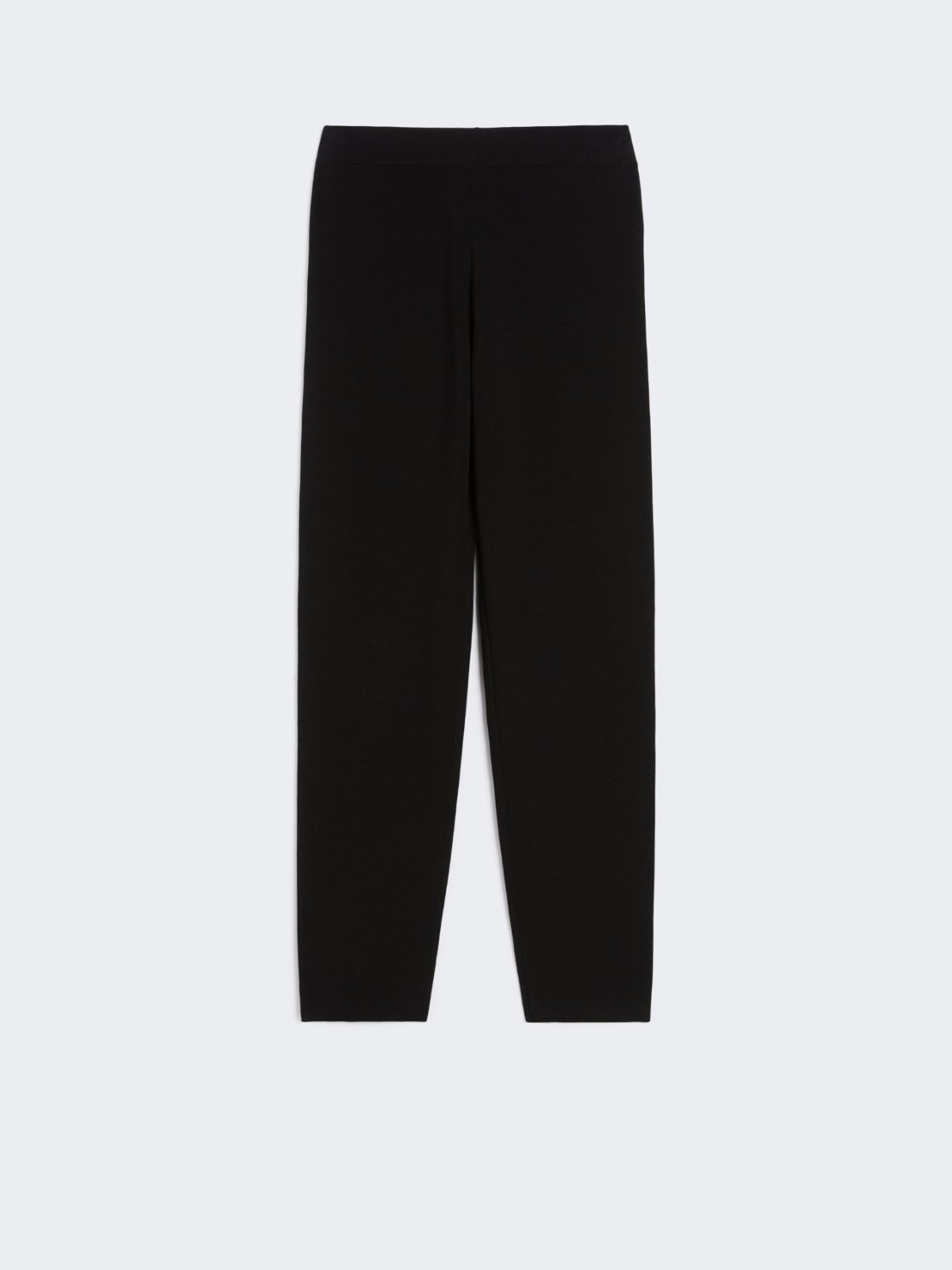 Viscose crêpe trousers - BLACK - Max Mara - 8