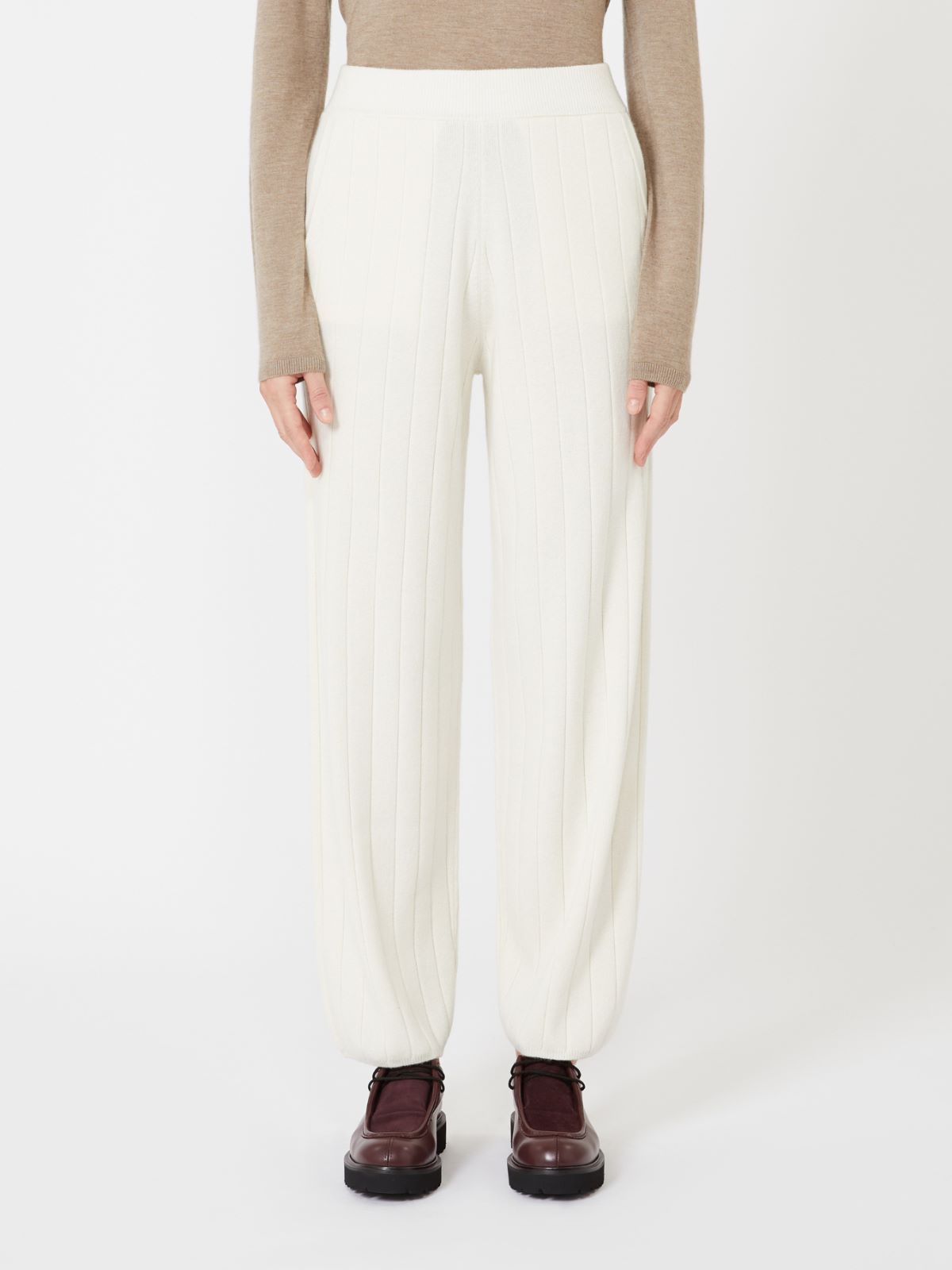 Jogginghose aus Kaschmir - WEISS - Max Mara - 2