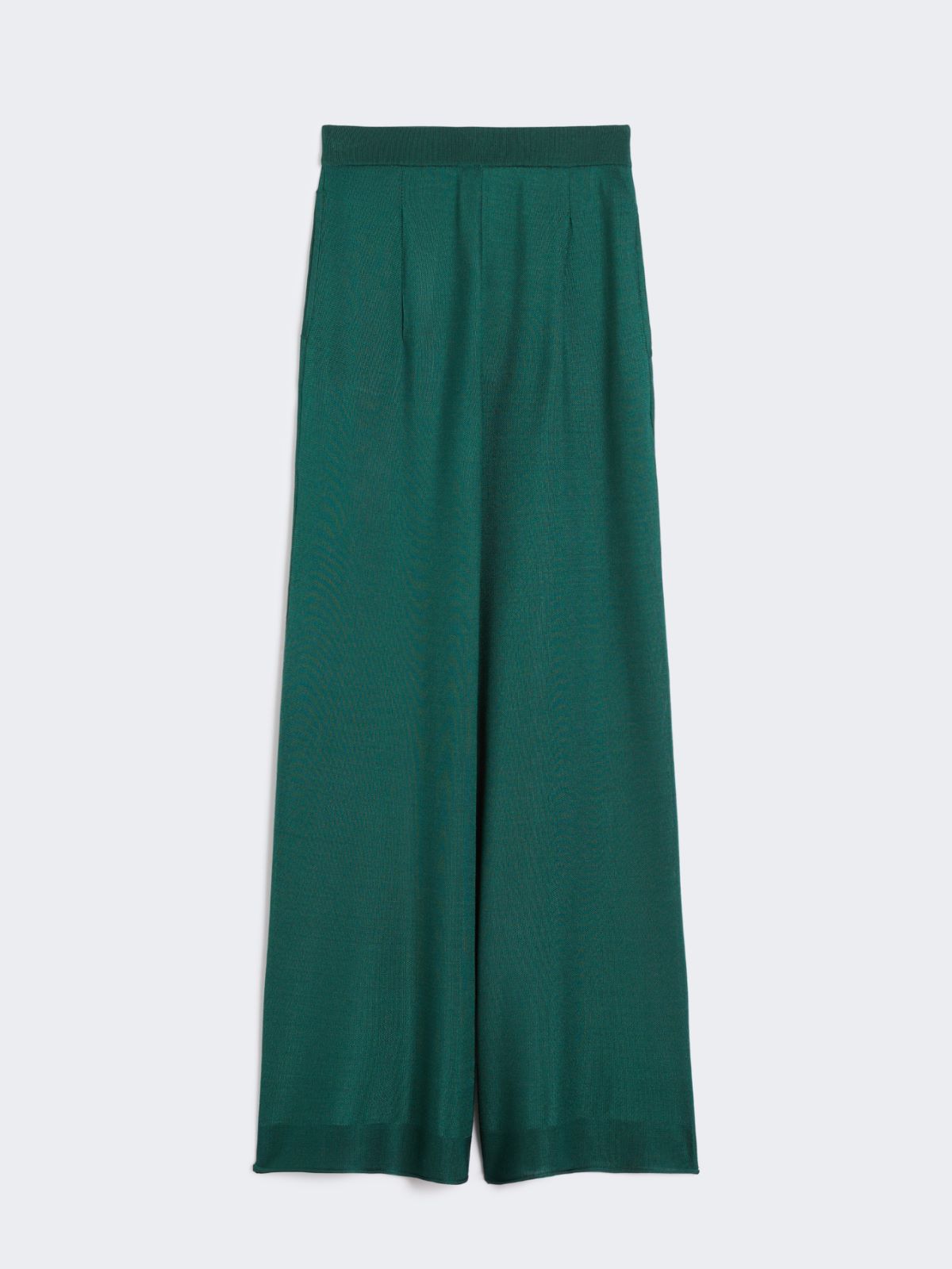 Viscose yarn trousers - EMERALD - Max Mara - 8