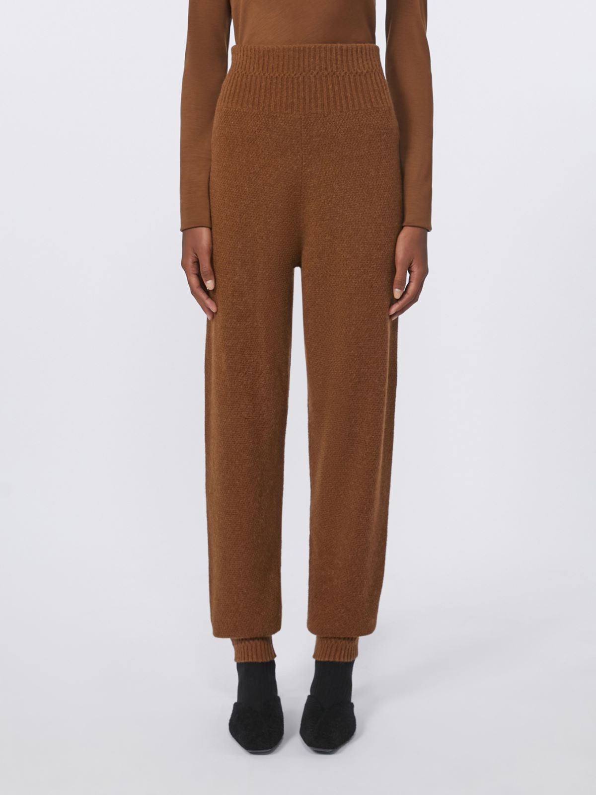 Camel jogging trousers - TOBACCO - Max Mara - 2