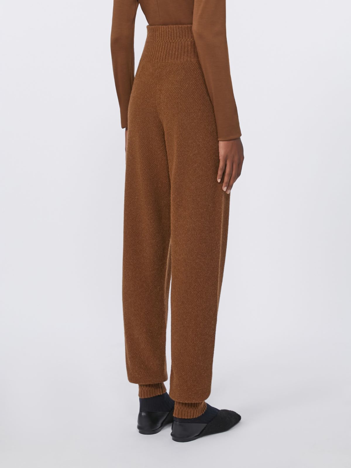 Camel jogging trousers - TOBACCO - Max Mara - 3