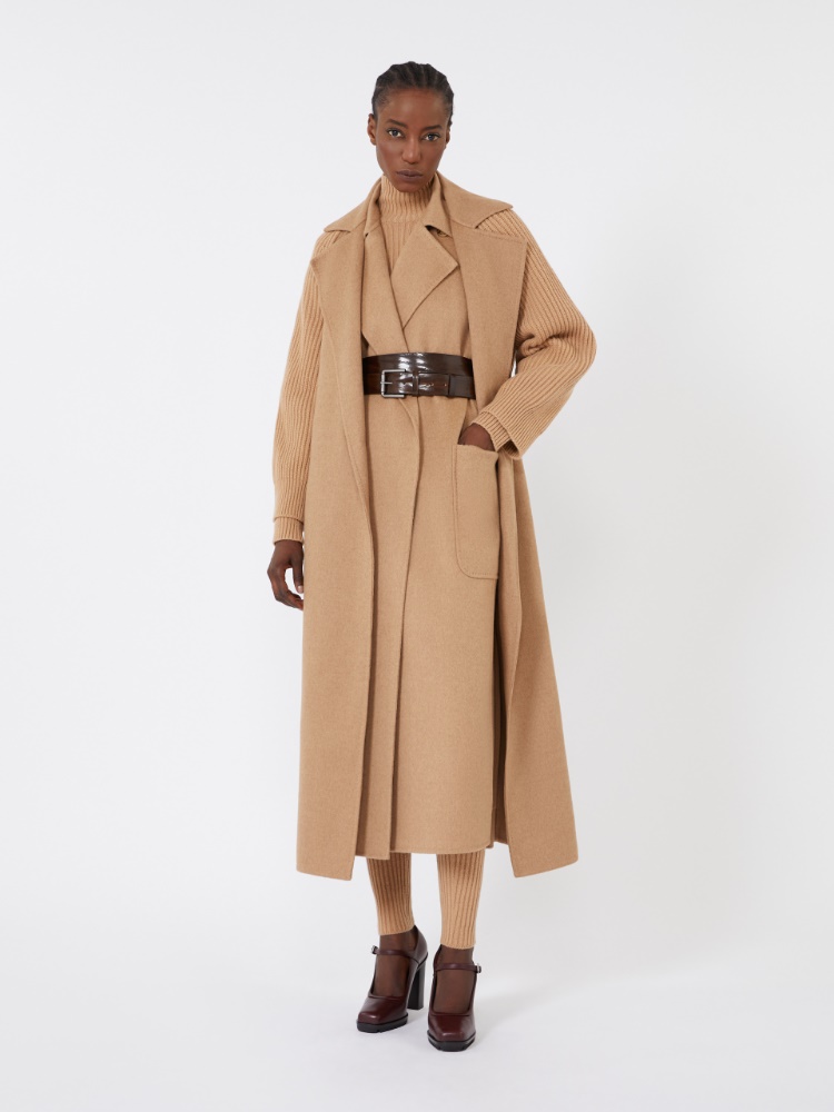 Legging en fil de laine et cachemire - POIL DE CHAMEAU - Max Mara