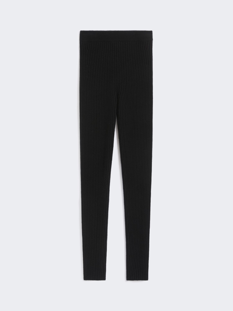 Leggings aus Wolle und Kaschmir - SCHWARZ - Max Mara