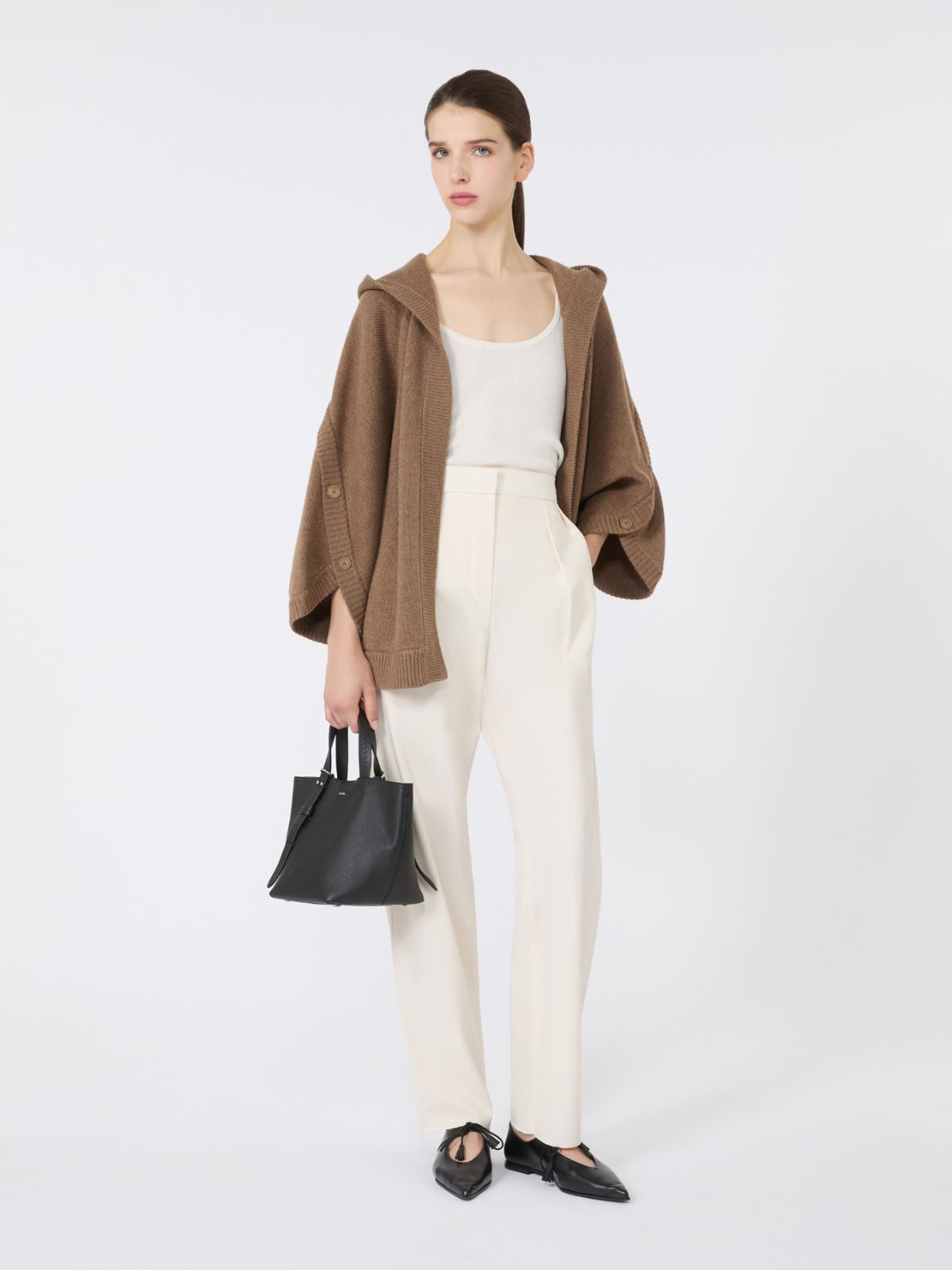 발스 울 가디건 - HAZELNUT BROWN - Max Mara