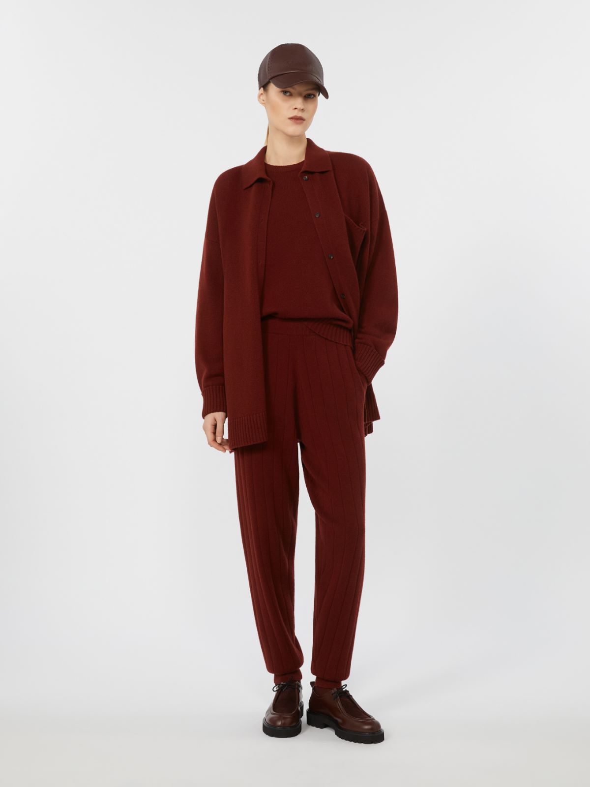 Wool and cashmere shirt jacket - RASPBERRY - Max Mara
