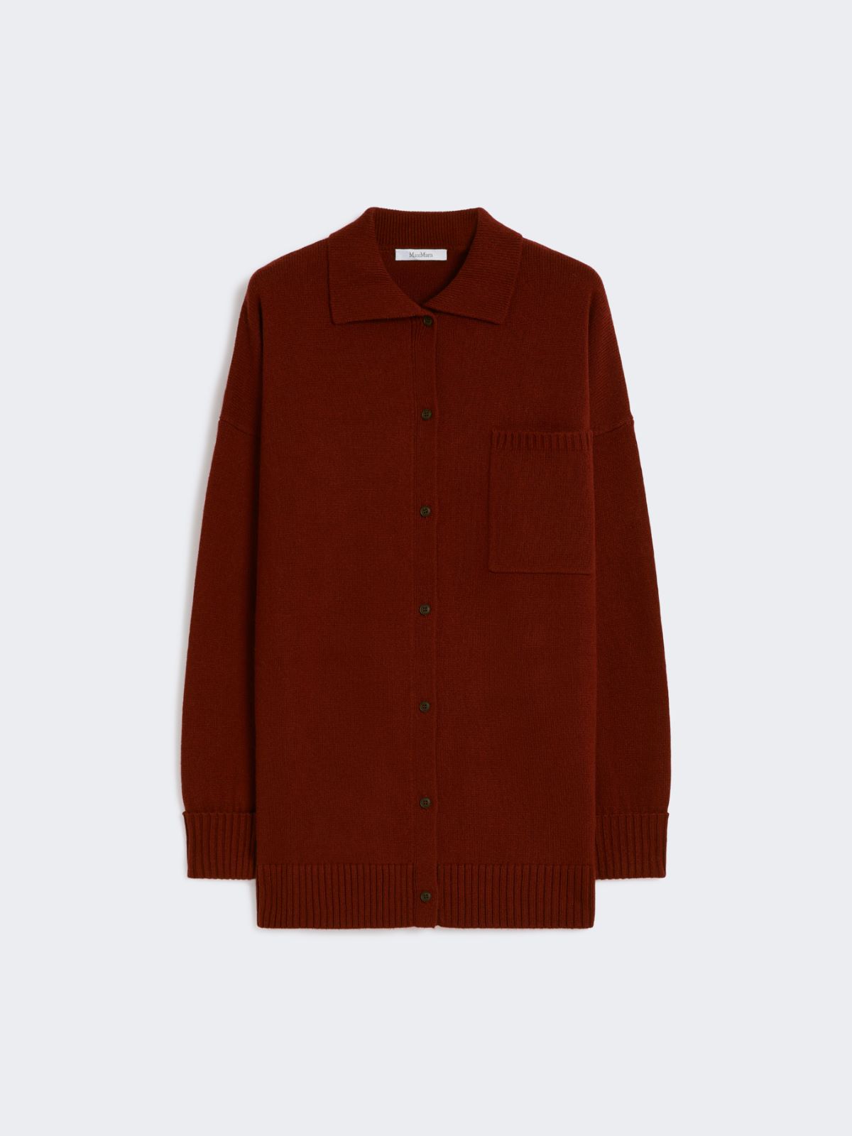 Wool and cashmere shirt jacket - RASPBERRY - Max Mara - 9