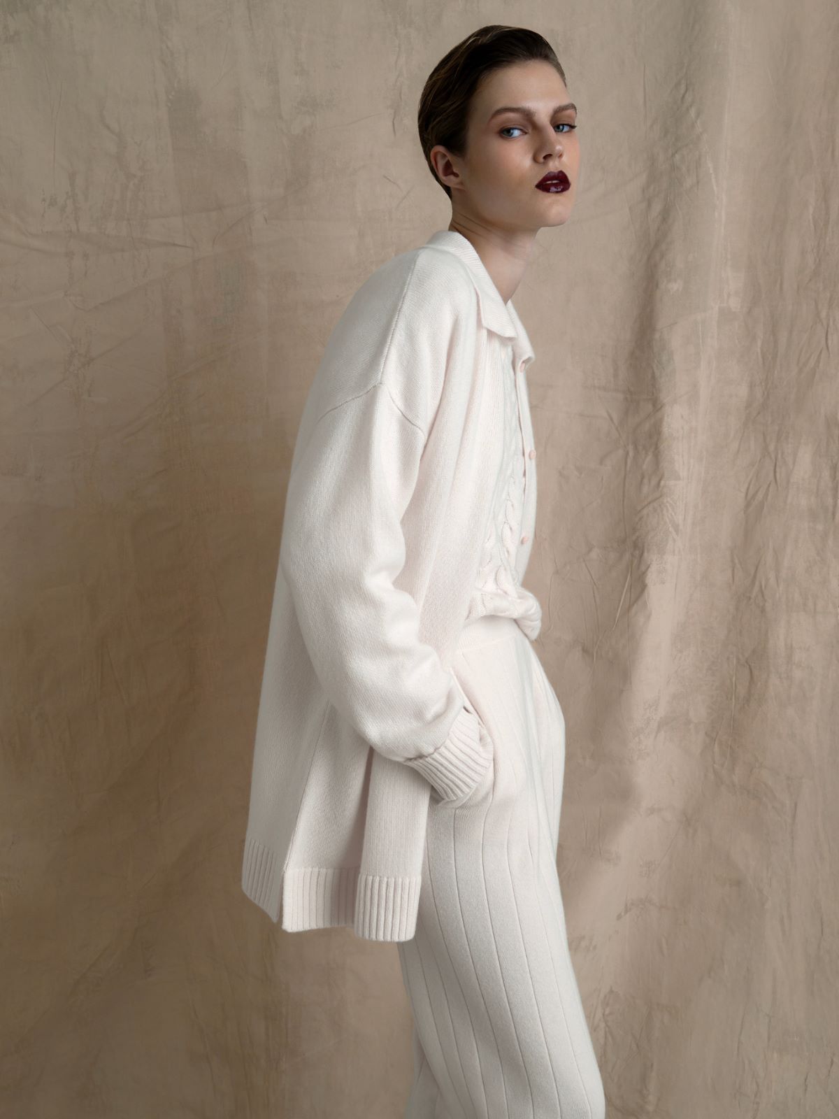 Wool and cashmere shirt jacket - WHITE - Max Mara