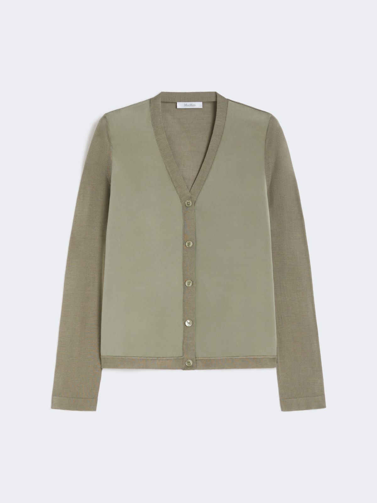 Silk yarn cardigan - SAGE GREEN - Max Mara - 9
