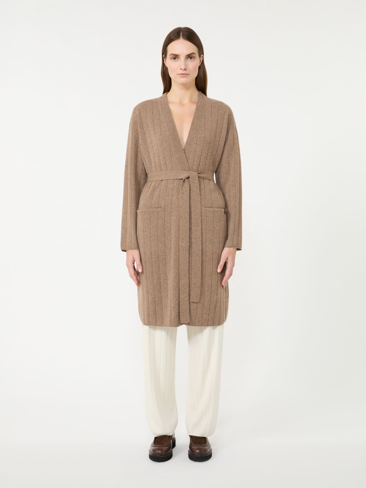 주스토 캐시미어 가디건 - CAMEL - Max Mara - 4